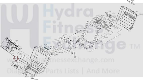 Matrix CTM519 CTM530B CTM536 CTM540 CTM537 CTM542 Treadmill PC Spacer 1000229916 - Image 2