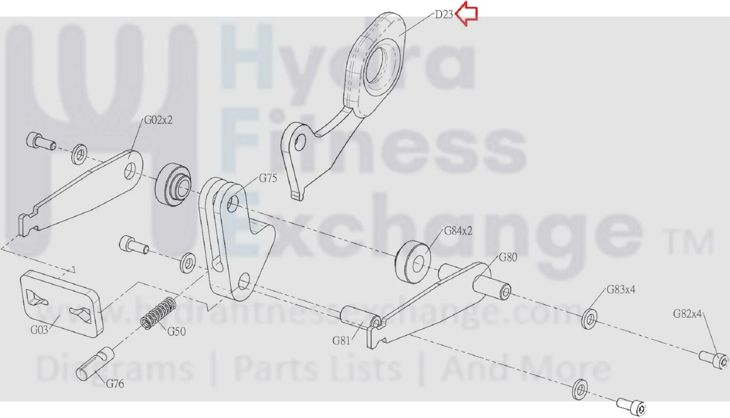 Matrix CXV Virtual Training Cycle Stationary Bike PC Adjustment Grip 1000448604 - Image 2