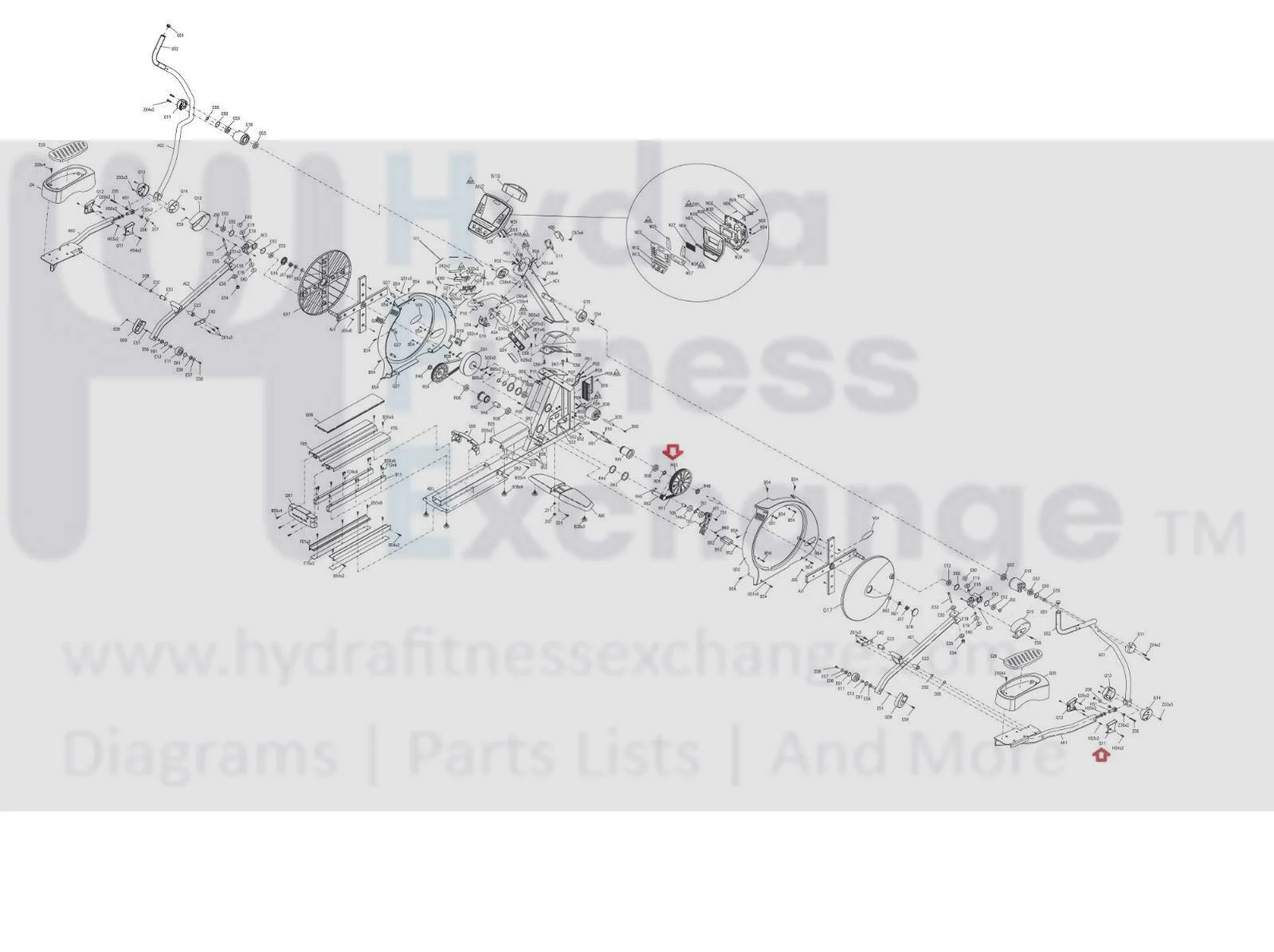 Matrix Fitness A5x A7x A3x E5xE7x Elliptical Drive Axle Flywheel 0000088082 - Image 2