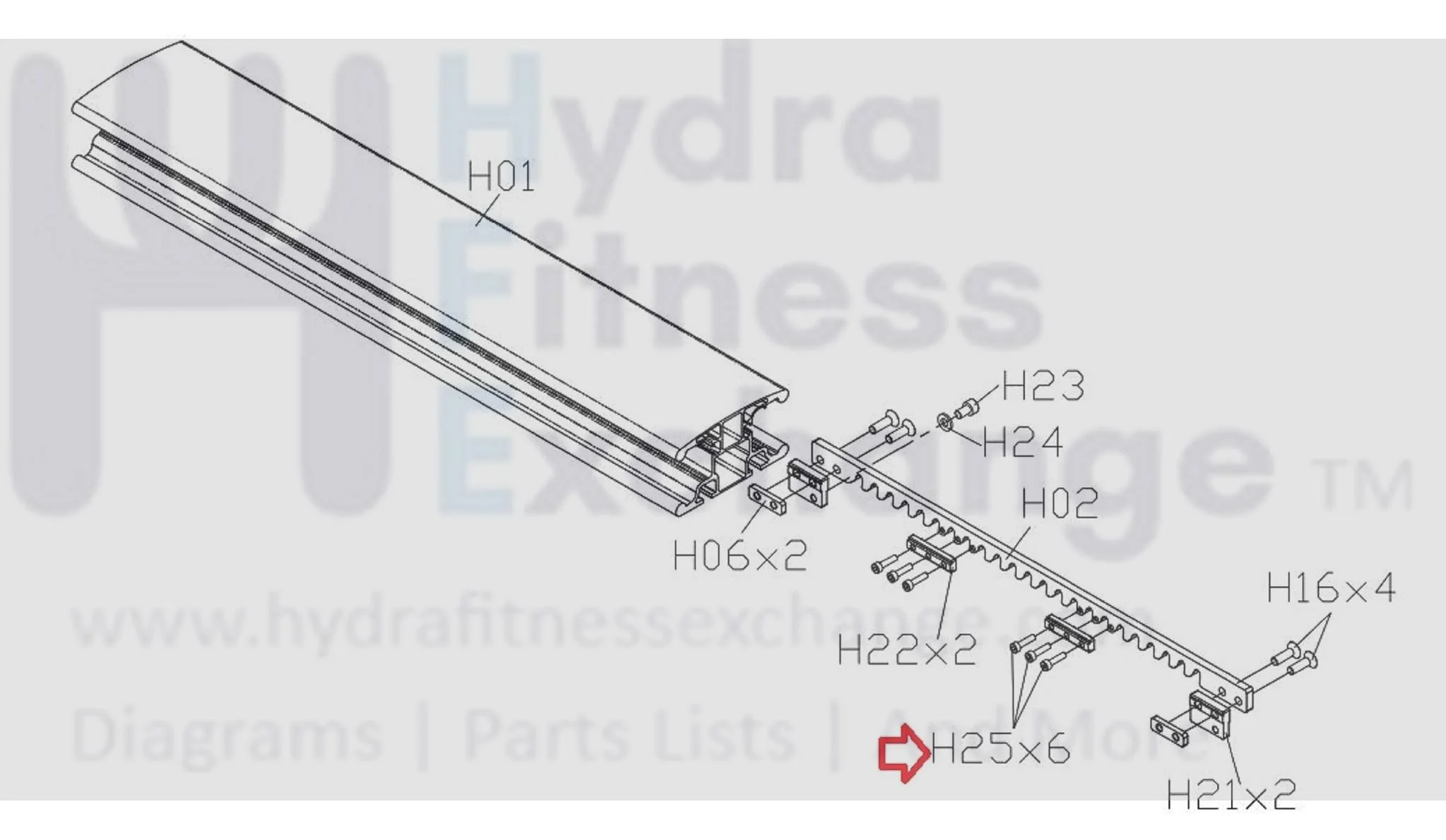 Matrix Fitness CB93 EP620 EP620C EP620H Stationary Bike Round Head Hex Socket Screw M4 - 0.7P x 16L 004446-00 - Image 3