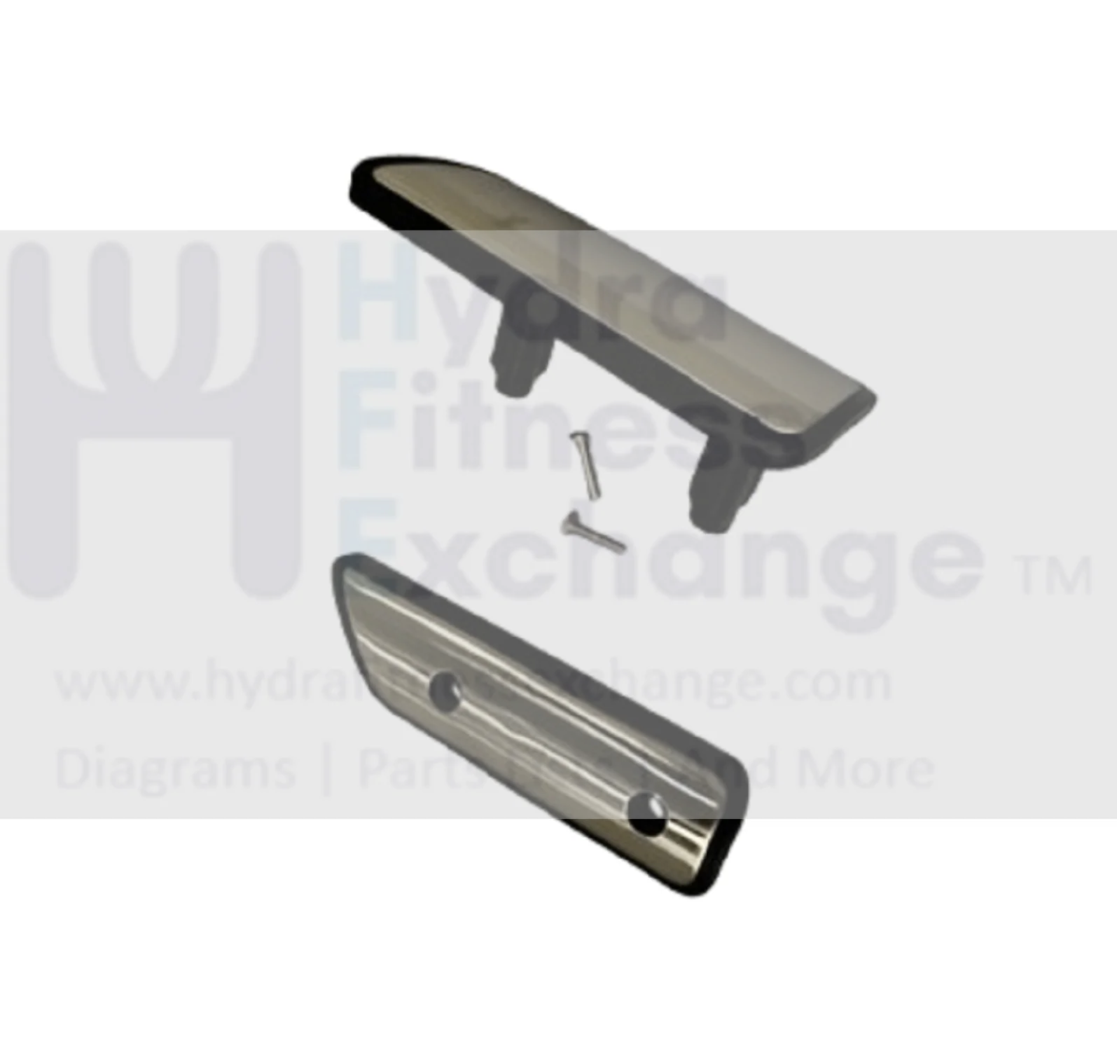 Matrix Fitness CB96 RB317 EP631 CB207 CS35 CS34 CS36 EP631C EP631E TM750C TM750F CS35G CB207 Elliptical Left Hand Pulse Sensor Grip Set 1000433352
