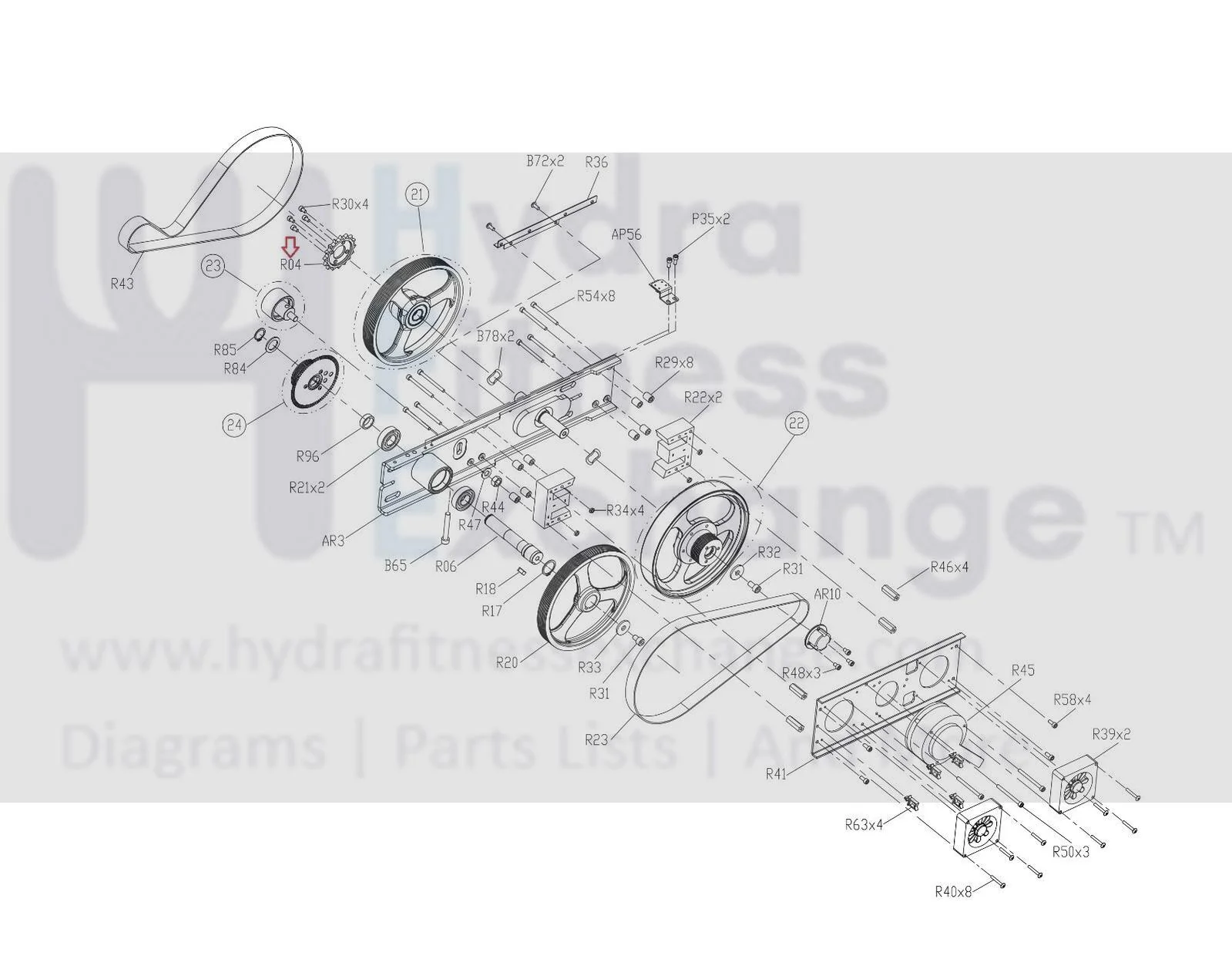 Matrix Fitness Commercial Stepper Step Transmission Sprocket 16T 1000203521 - Image 2