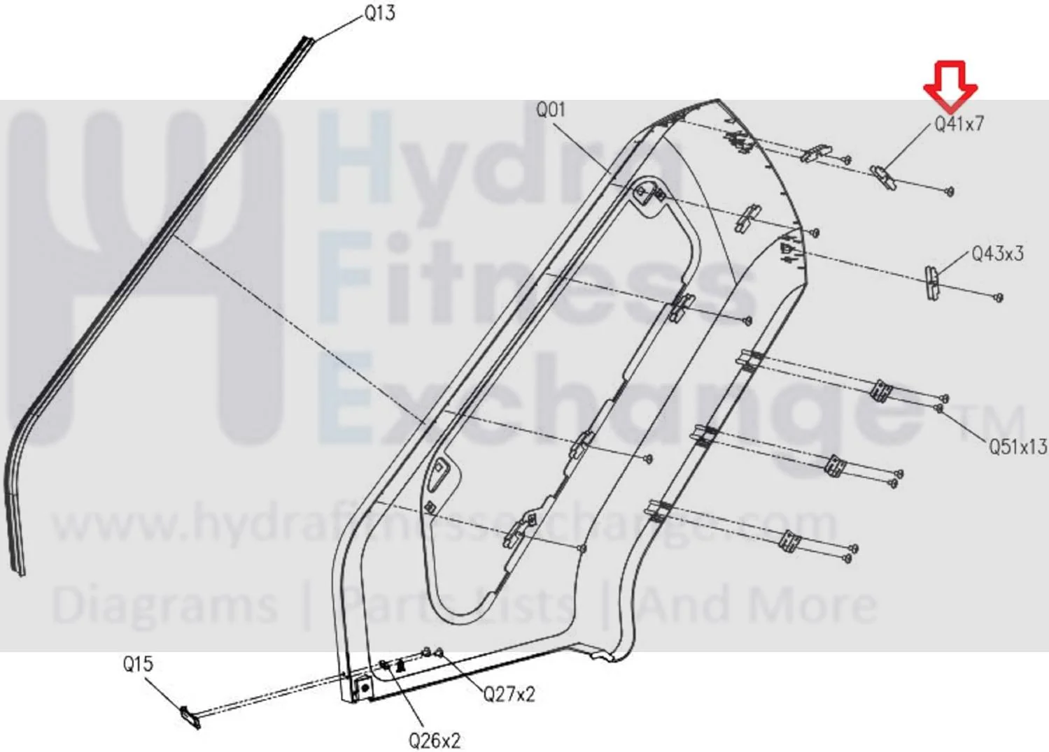 Matrix Retail Stepper Step U Shape Fixing Bracket 1000309603 - Image 2