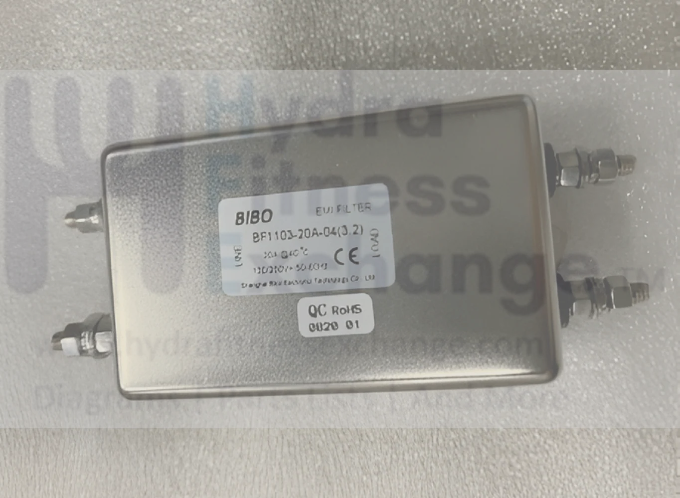 Matrix Fitness TM538 TM747 TM750F TM543 TM750C TM703K TM789B TM548 TM759C TM552 Treadmill Power Supply EMI Line Filter 20A 1000448779 Formerly 1000211092 - Image 2