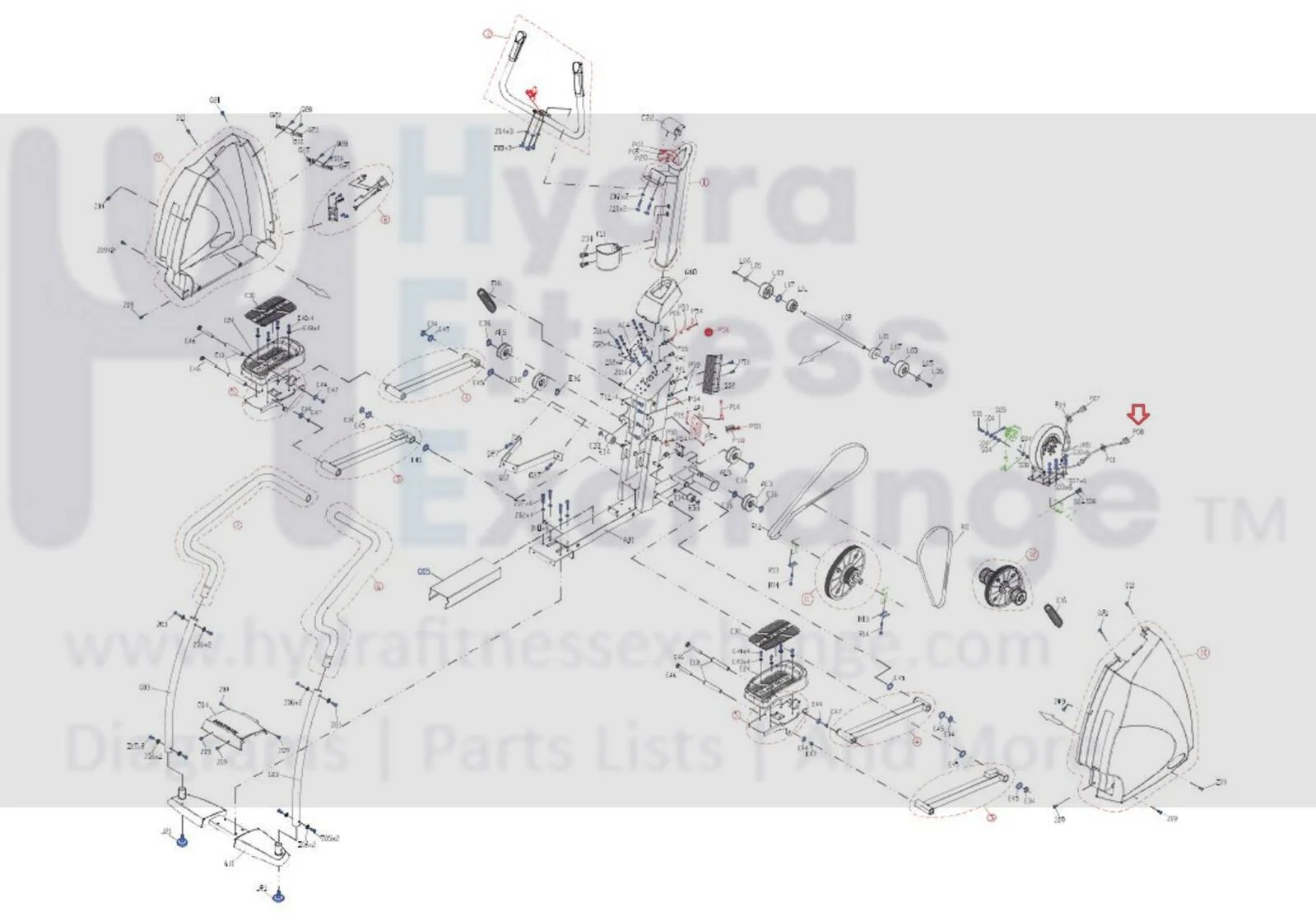 Matrix Fitness E1x S3x S5x S7x CS11B Stepper 3 pin wire Harness 002680-B - Image 2