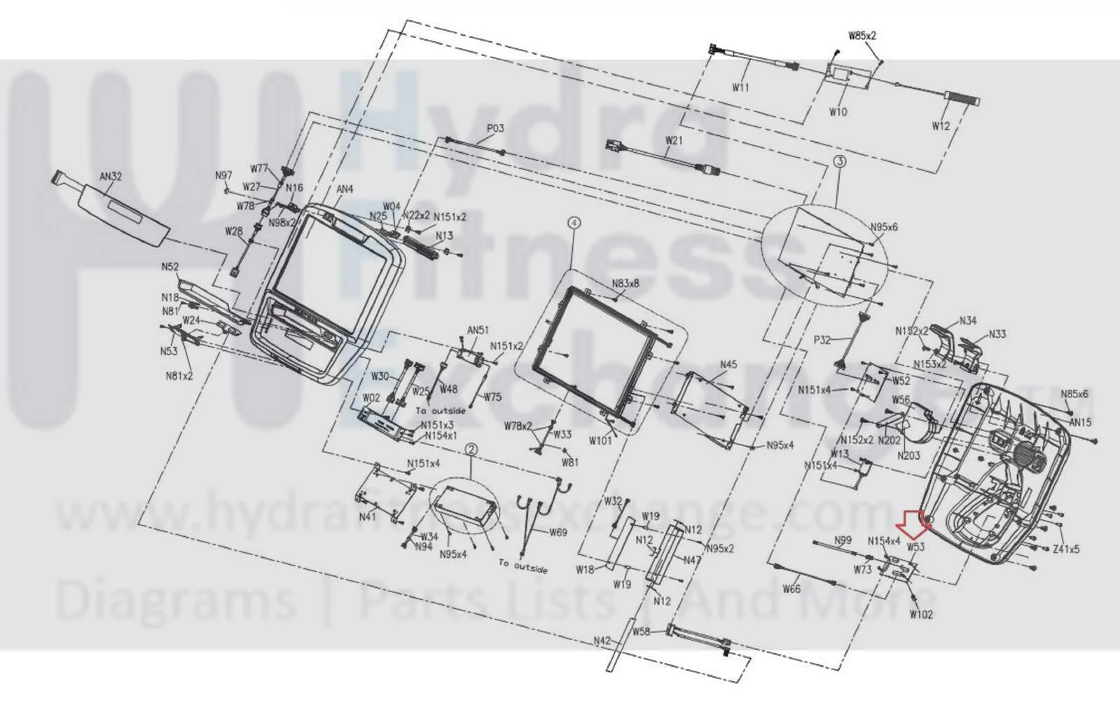 Matrix Fitness E7xe - EP304,EP92F - 2012 Elliptical Control Board 1000207029 - Image 2