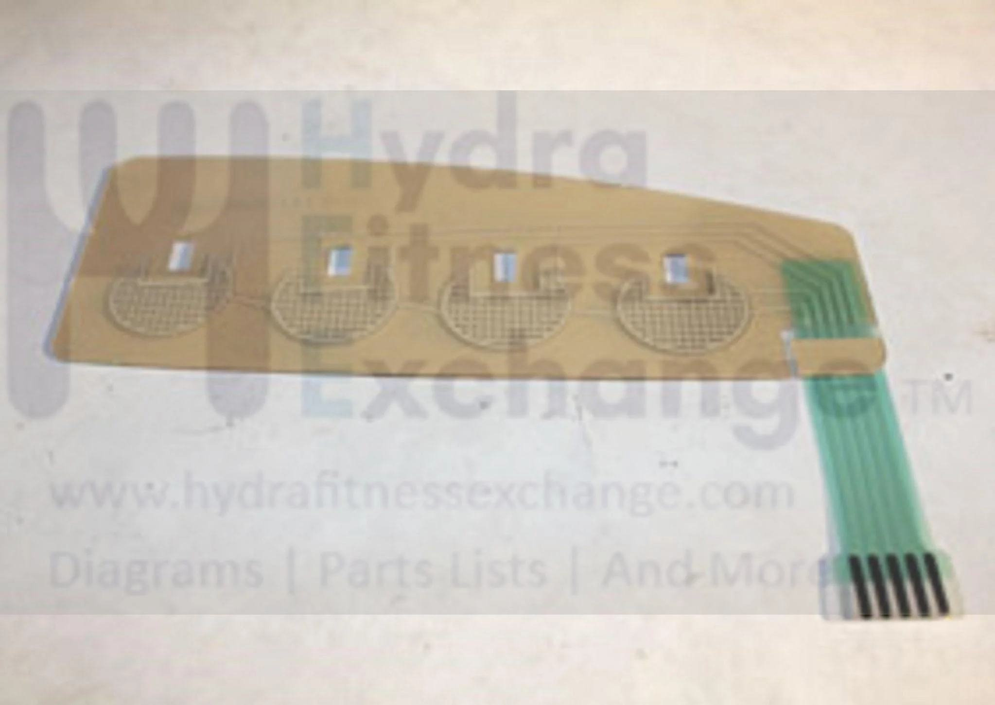 Matrix Fitness Elliptical 4 Key Right Membrane Keypad 032524-CR - Image 2