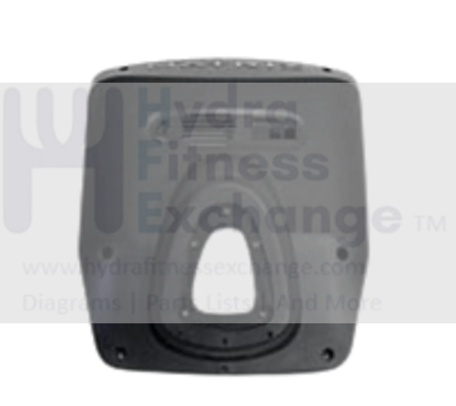 Used Matrix Fitness Elliptical Console Back Cover 1000208238