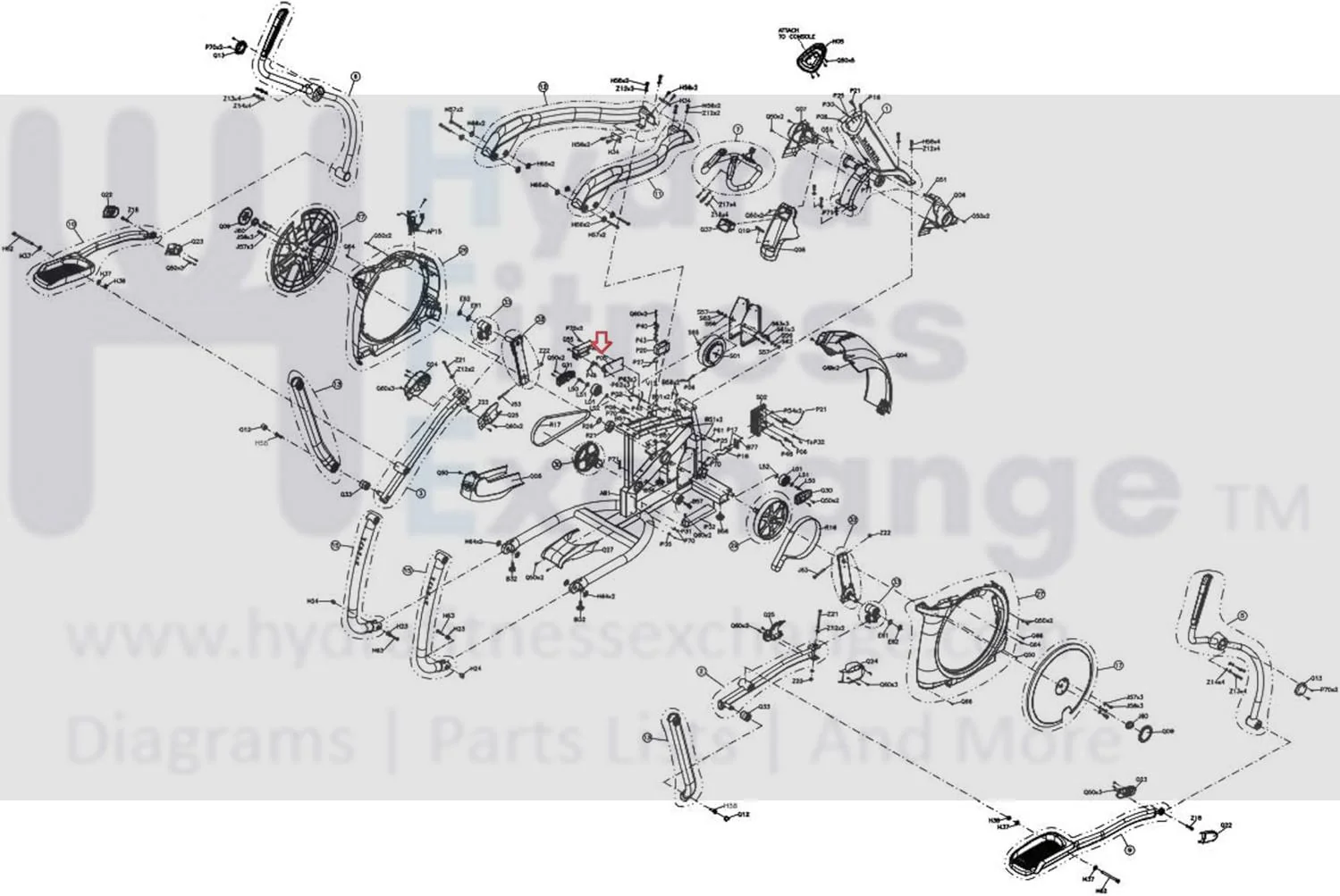 Matrix Fitness Elliptical Filter Board Set 1000412379 - Image 2