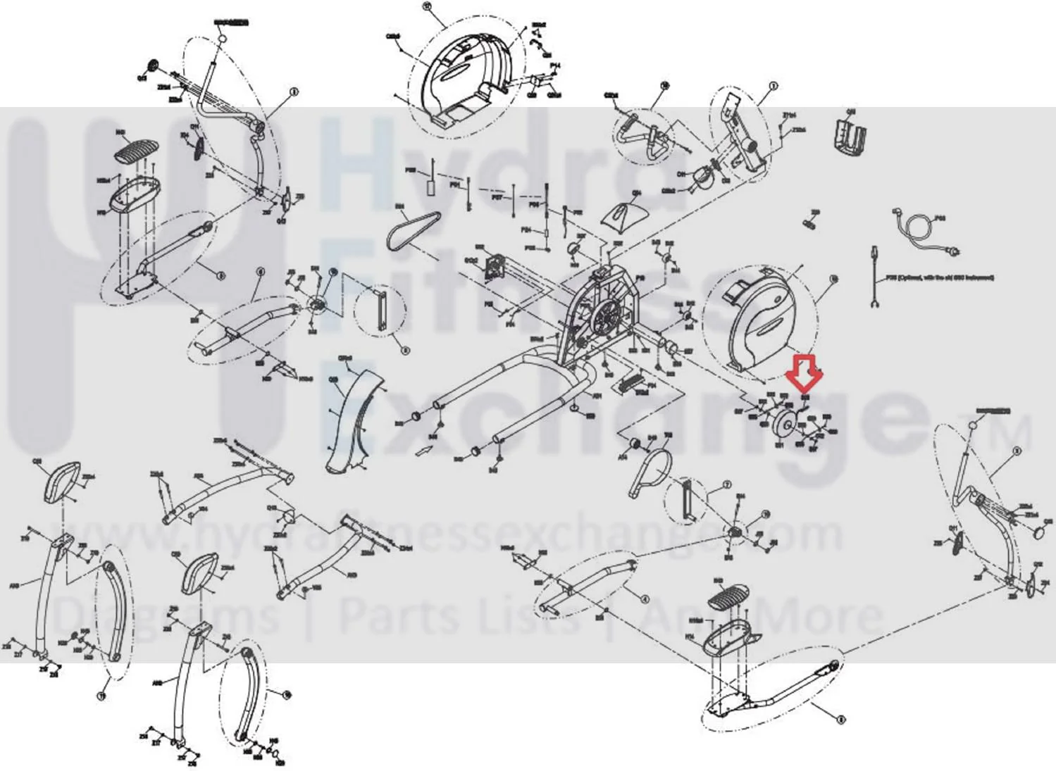 Matrix Fitness Elliptical Generator 012819-00 - Image 2