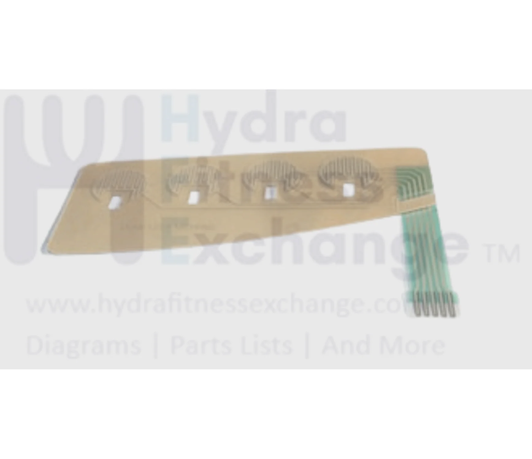 Matrix Fitness Elliptical Left Membrane Keypad 028272-CR
