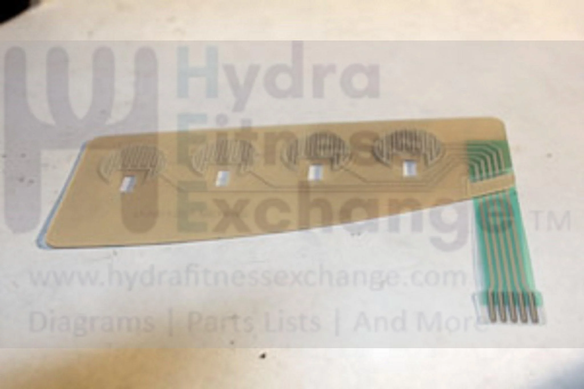 Matrix Fitness Elliptical Left Membrane Keypad 028272-CR - Image 2
