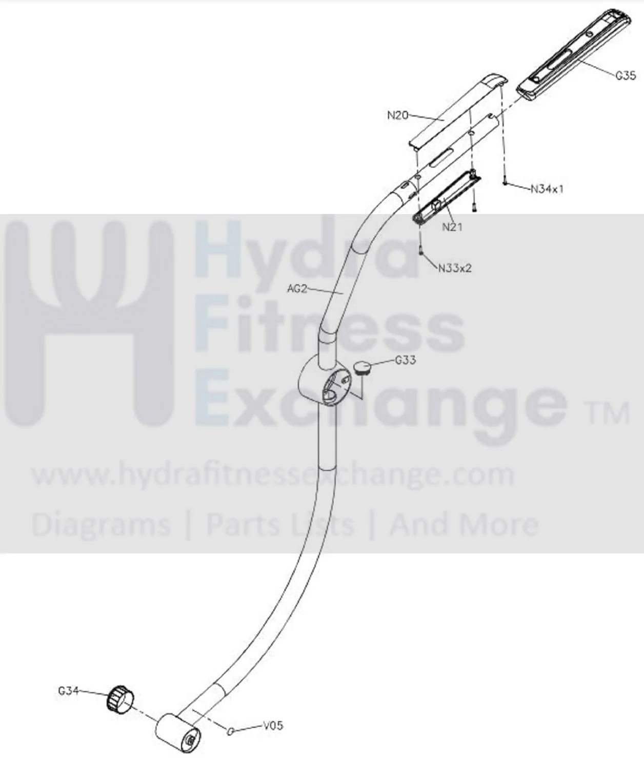 Matrix Fitness Elliptical Phillip Button Head Screw M4 x 15L 1000388974 - Image 2