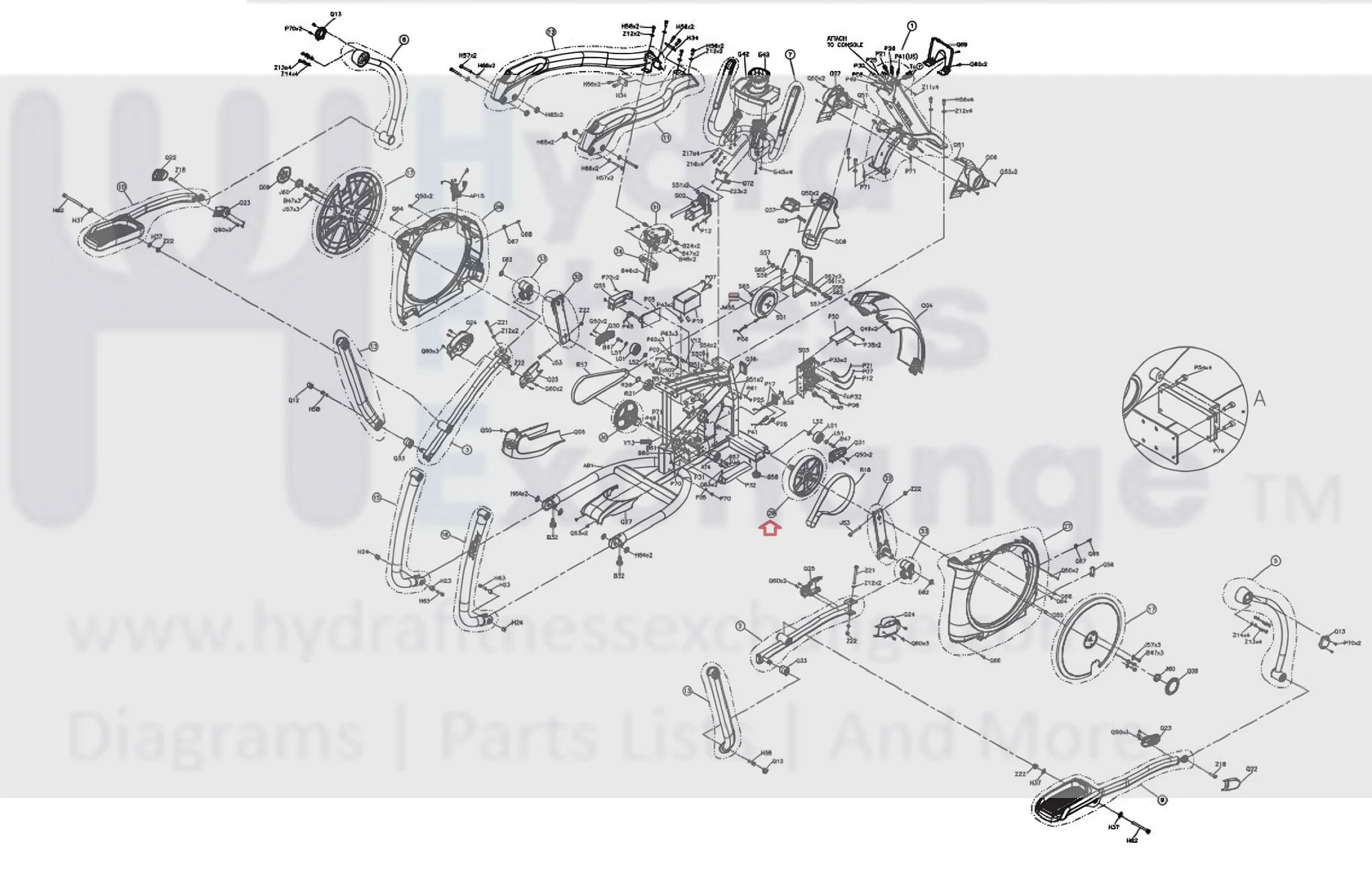 Matrix Fitness Elliptical Transmission Set with Tools 1000339505 - Image 3