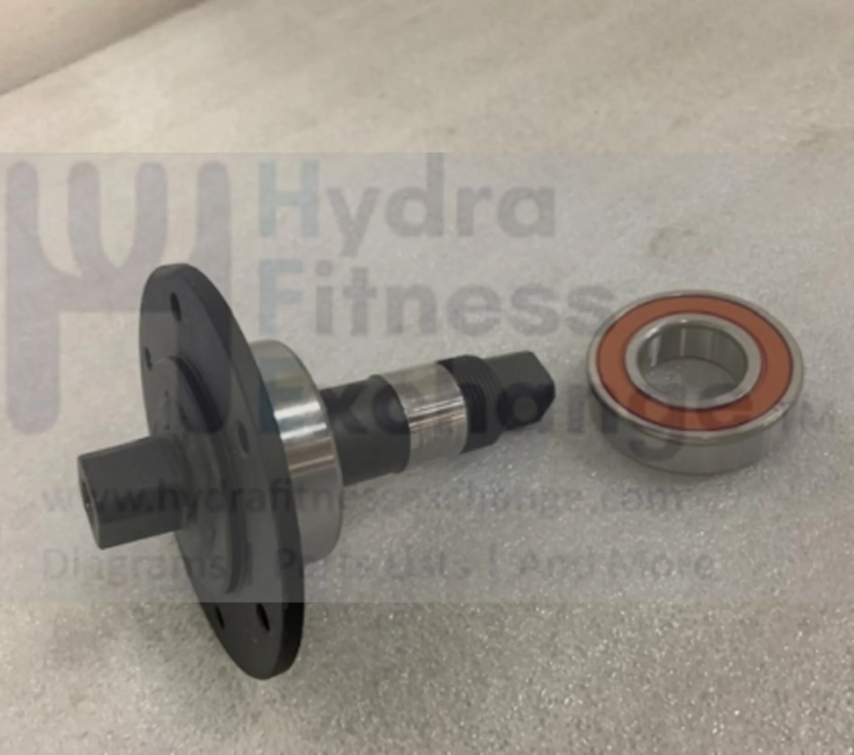 Matrix Fitness FC24 FC23 FC25 FC28 Stationary Bike Crank Contain Bearing Drive Axle Set 1000446226 - Image 2