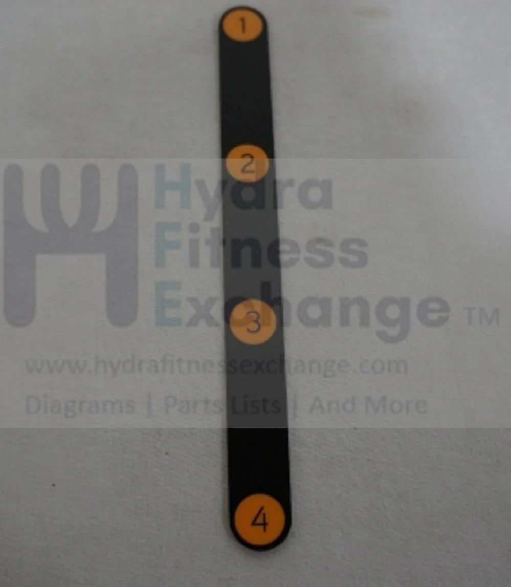 Matrix Fitness FW211 FW342 FW342K FW512 Strength System Adjustable Indication Decal 1000307865 - Image 2
