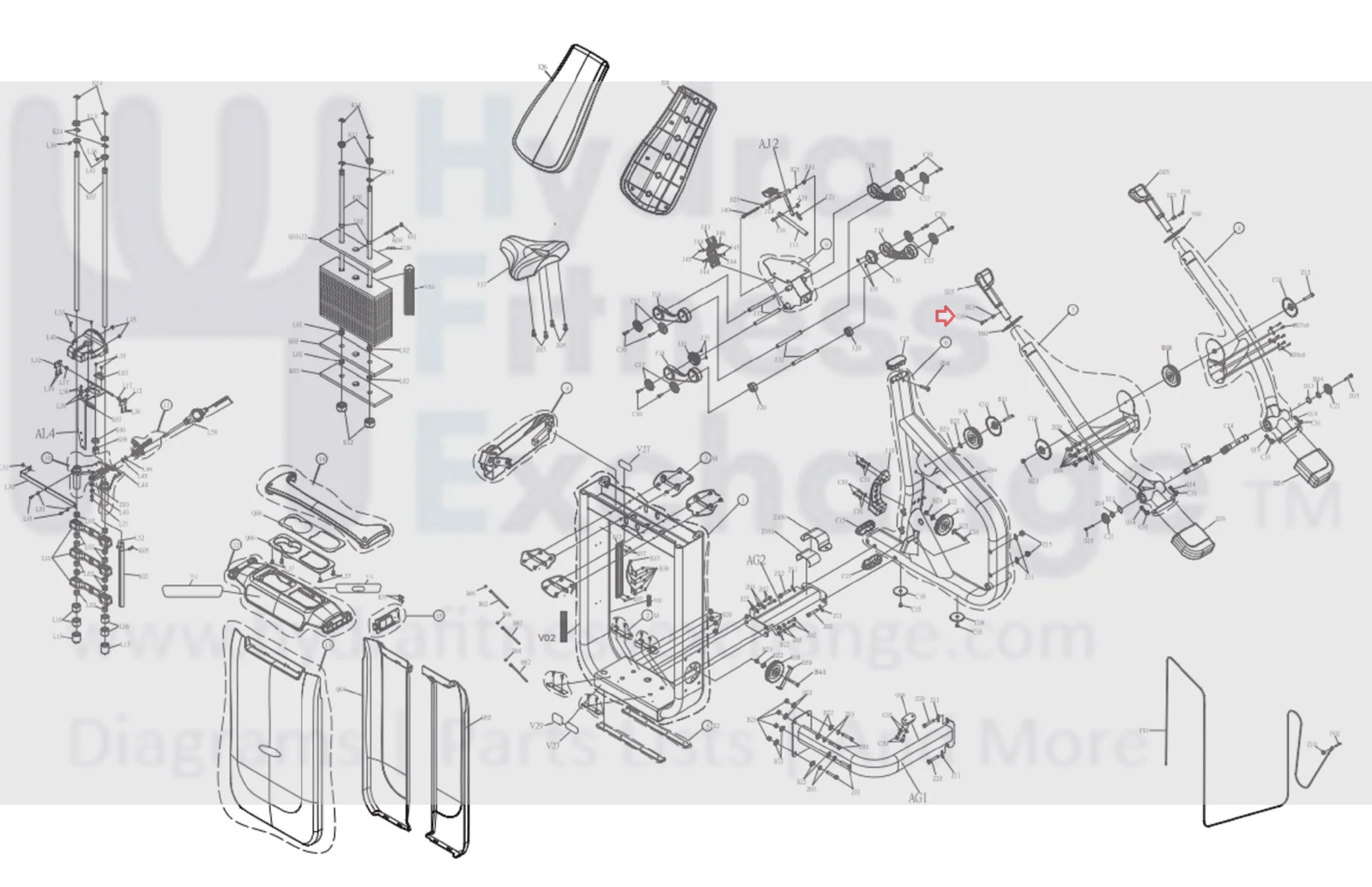 Matrix Fitness G7-S42 PY Strength System Handtailor Screw 1000203445 - Image 2