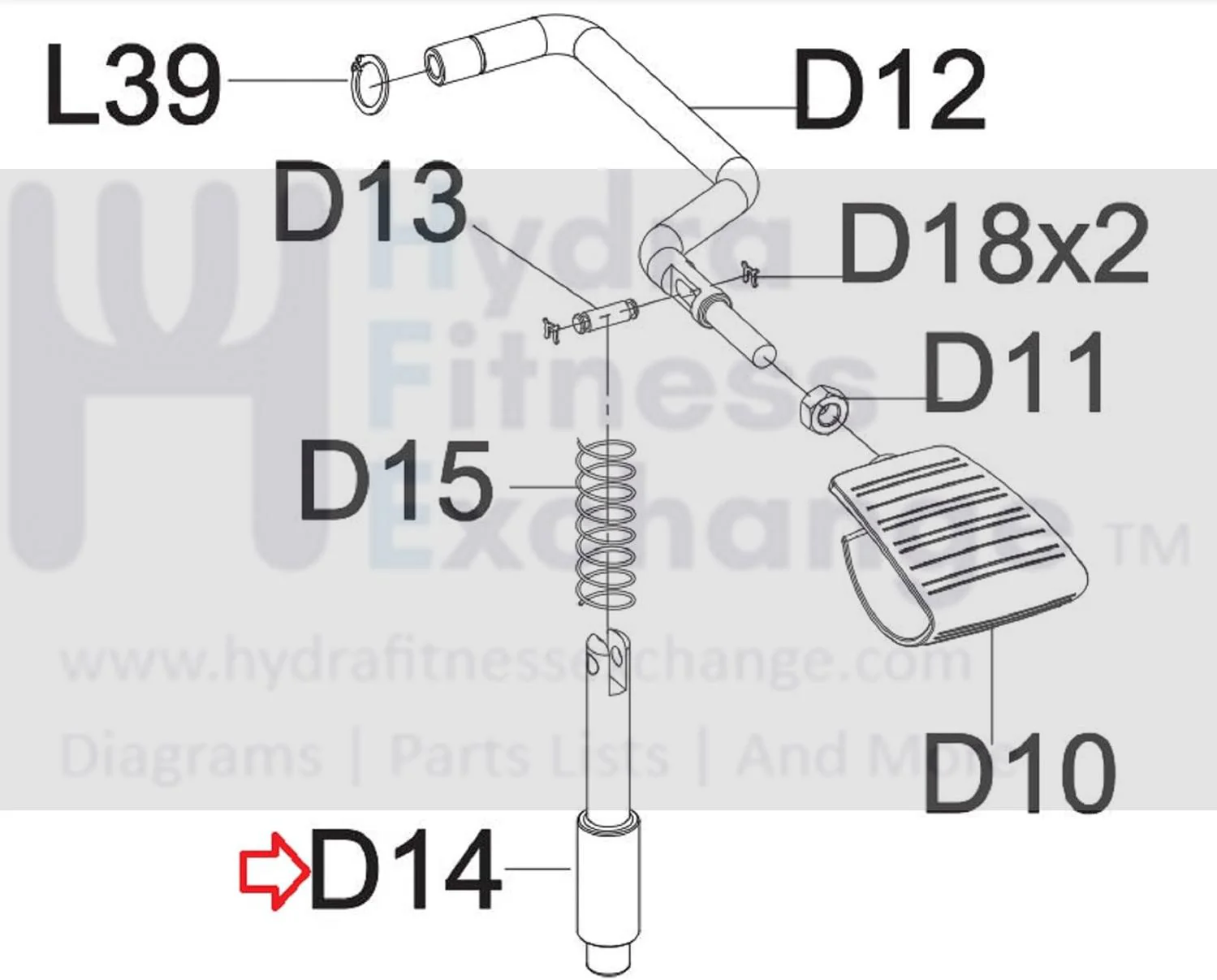 Matrix Fitness G7-S55 PY G7-S55-02 Strength System Adjustment Axle 1000102355 - Image 2