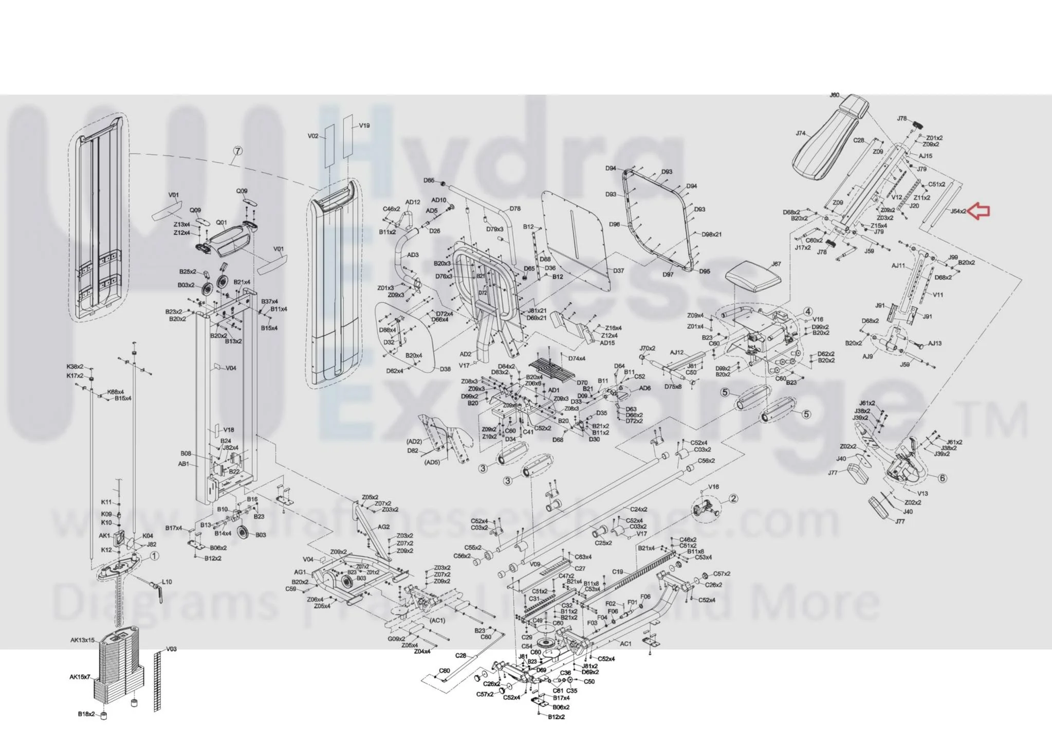 Matrix Fitness GM108 Strength System Chrome Guide Rod 1000397801 - Image 3