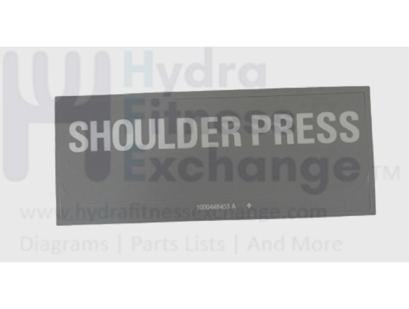 Matrix Fitness GM136 Strength System English Instructional Label 1000448453