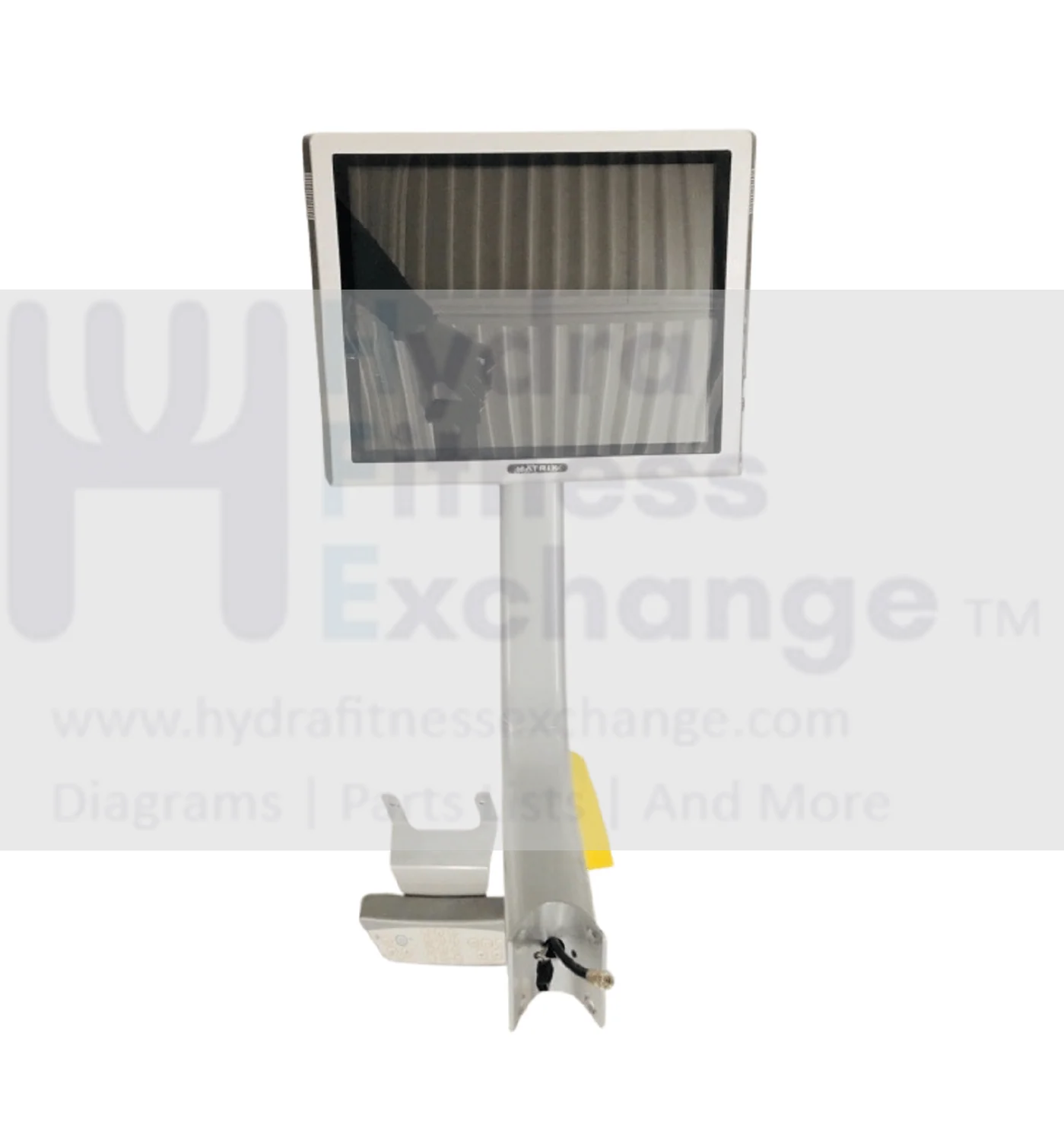 Matrix Fitness Stationary Bike PVS Entertainment System TV Display Panel Mounting 15"