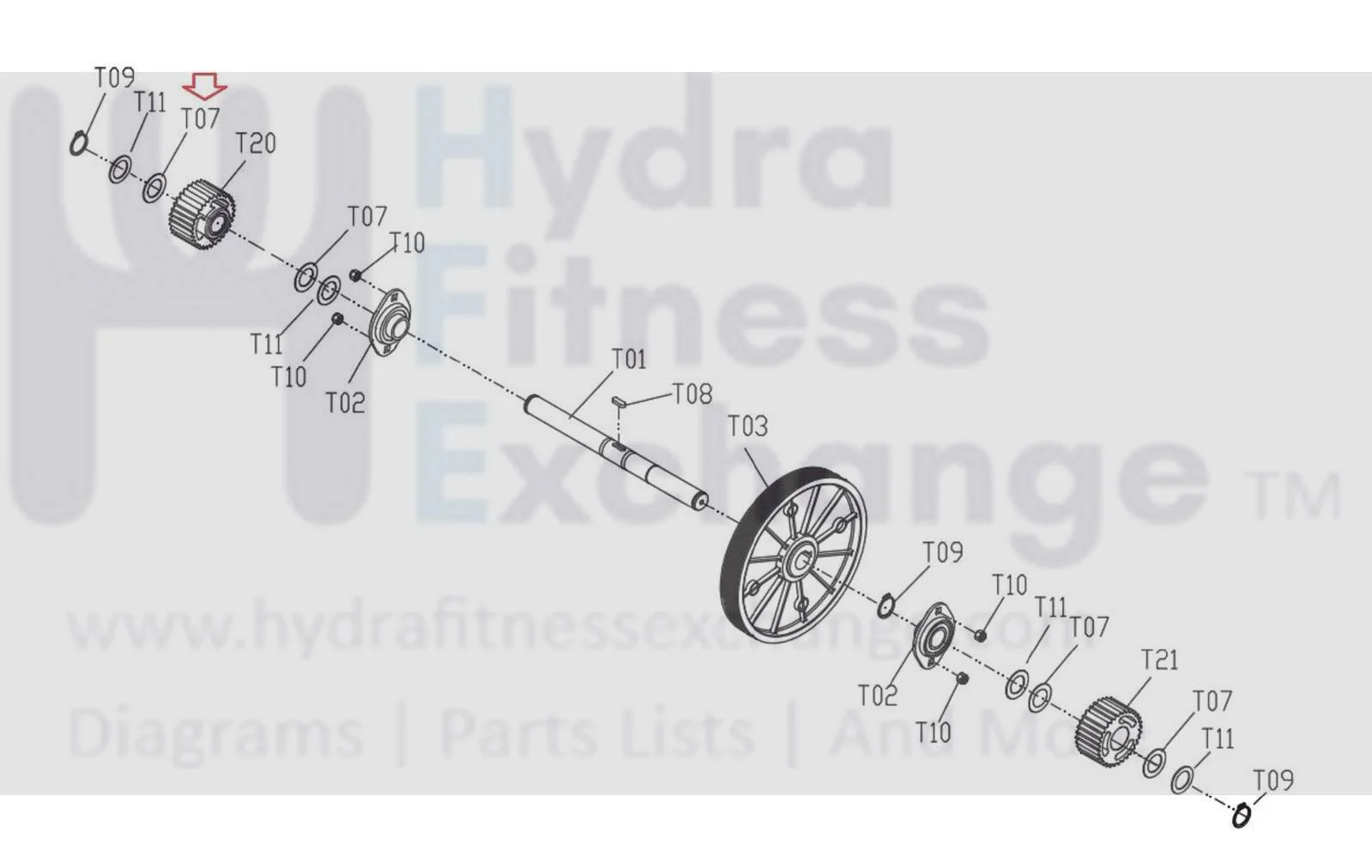 Matrix Fitness S3x S3xe S5x S7x S7xe S7xi Stepper Flat Washer 1000229491 - Image 2