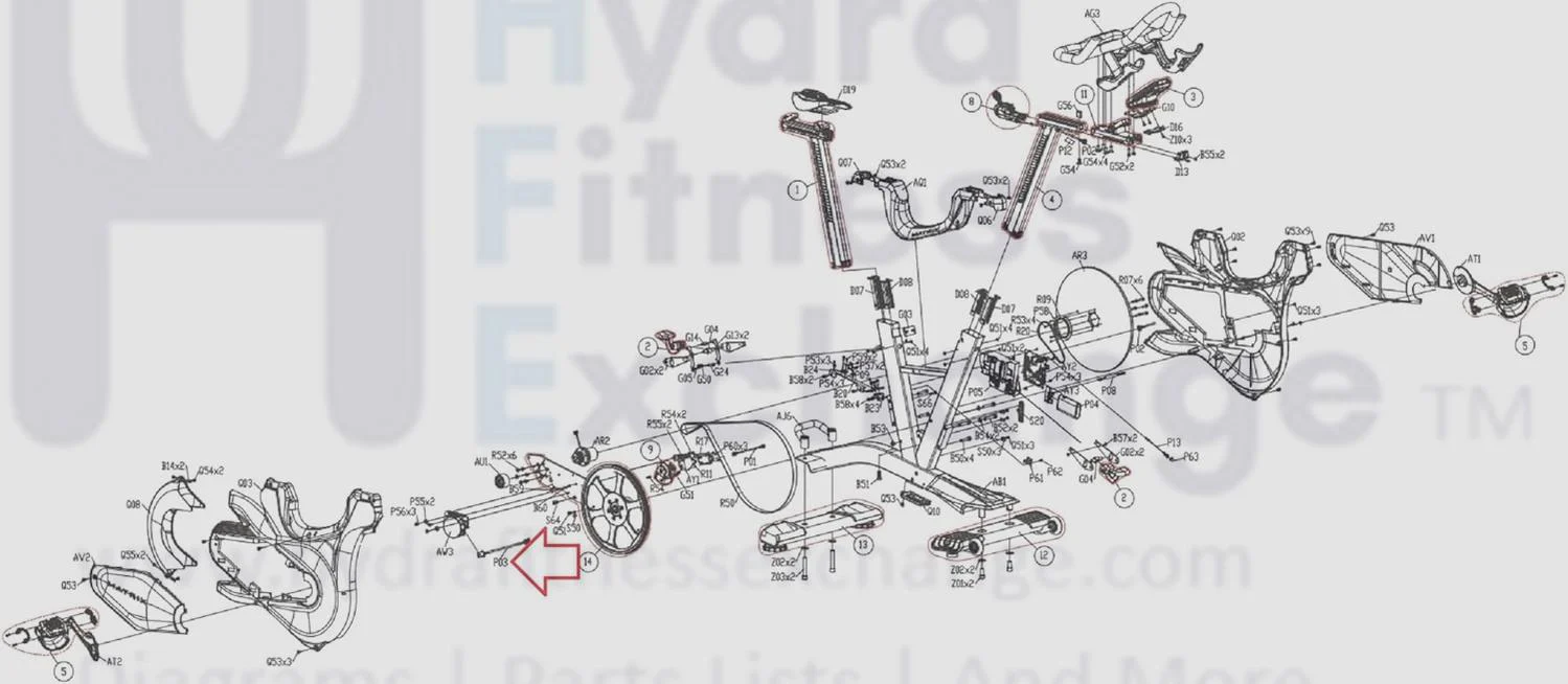 Matrix Fitness Stationary Bike Generator Connect Wire 700 1000445376 - Image 2