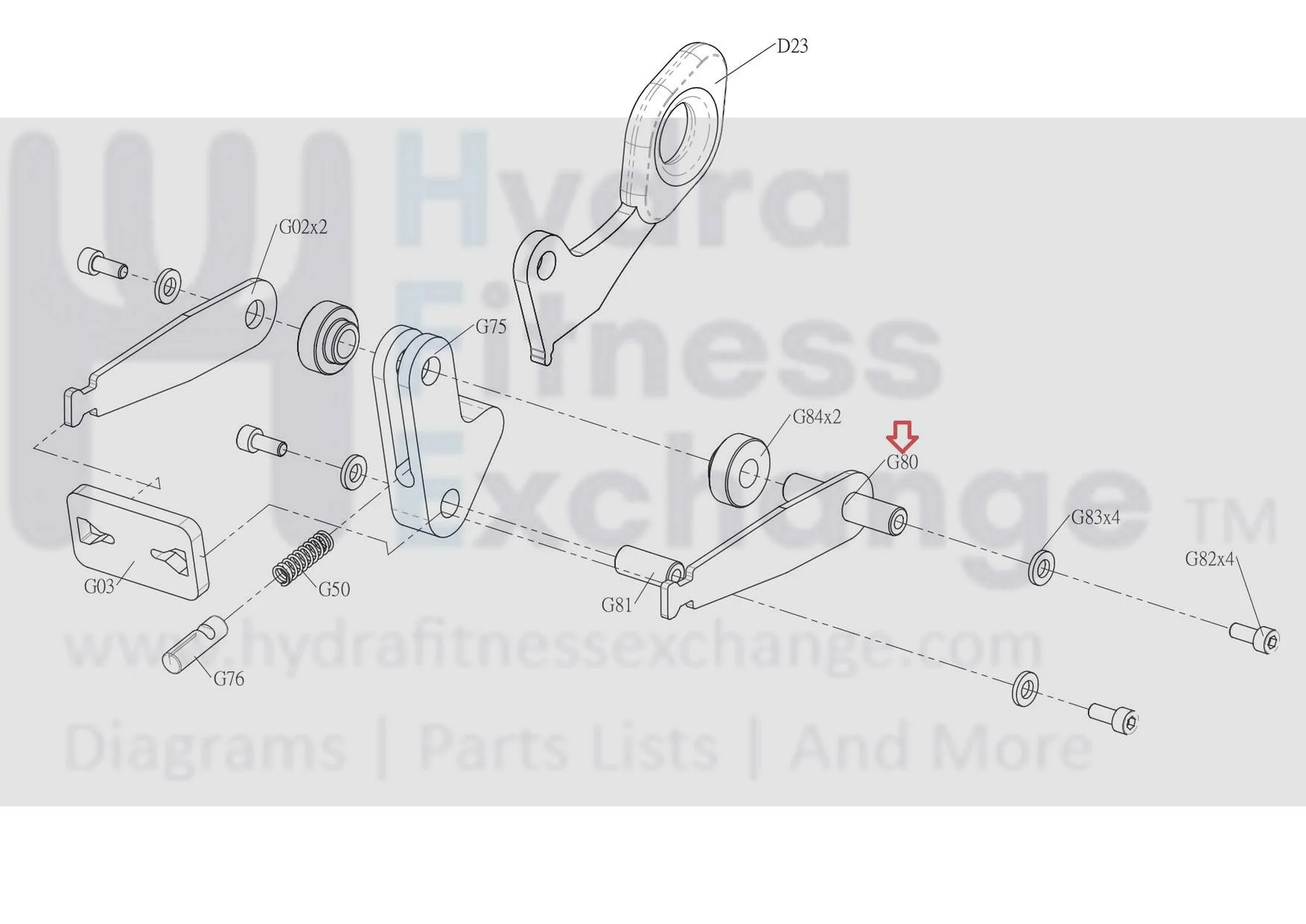 Matrix Fitness Stationary Bike Handlebar Upper Location Pin 1000448698 - Image 3