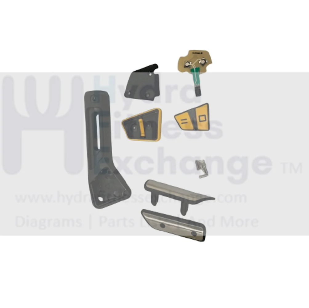 Matrix Fitness Upright Bike Left Quickly Key Hand Pulse Set 1000437106