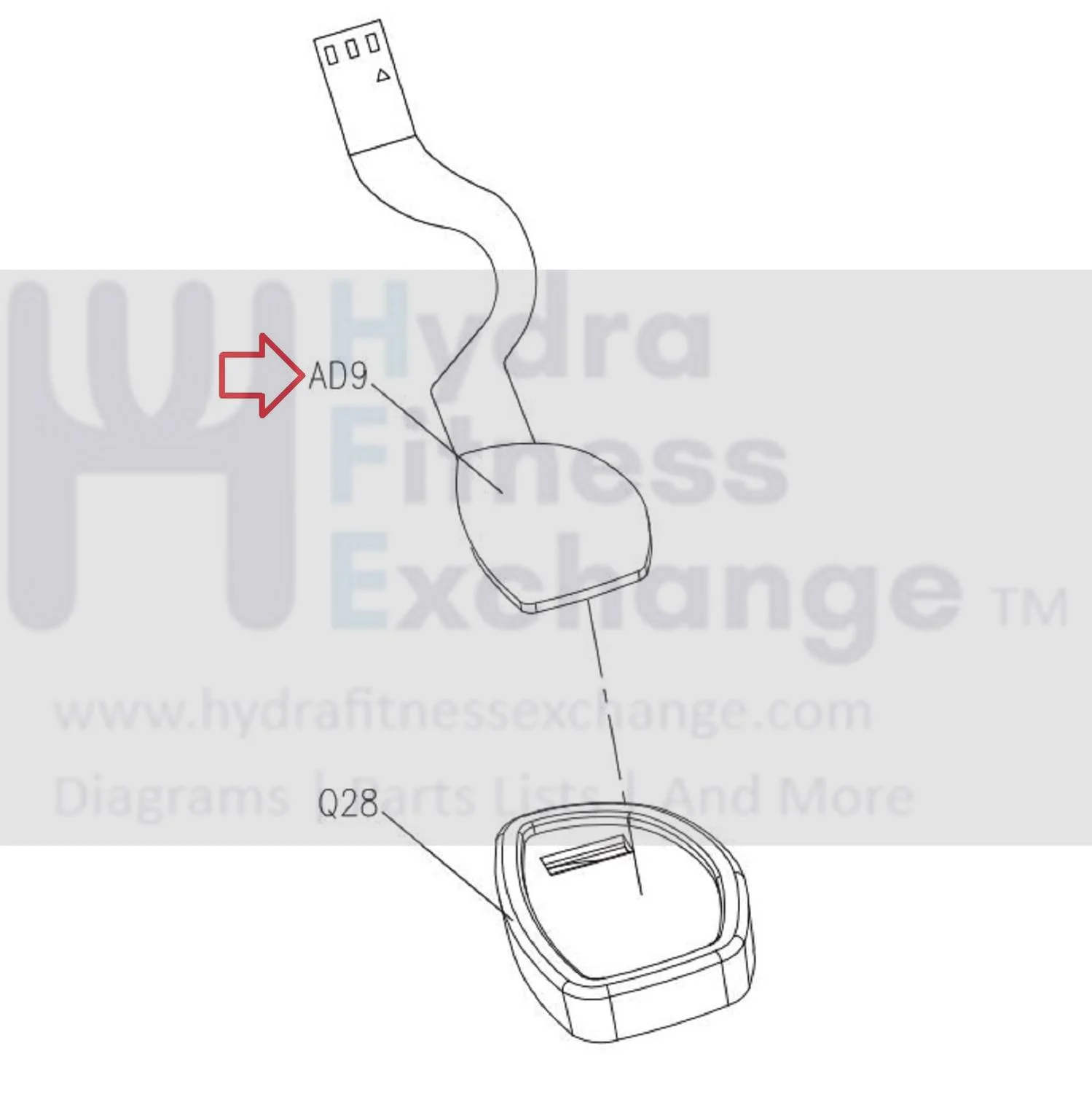 Matrix Fitness Stationary Bike Overlay Set Right Quickly Key 1000301922 - Image 3