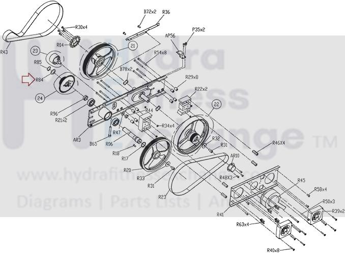 Matrix Fitness Stepper Step Flat Washer Diam.20.2 X Diam.30.0 X 2.0t 005207-A - Image 2