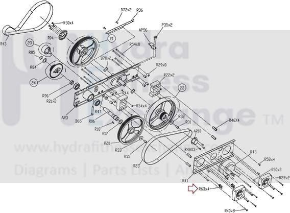 Matrix Fitness Stepper Step Push Tie Clamp 1000354827 - Image 2