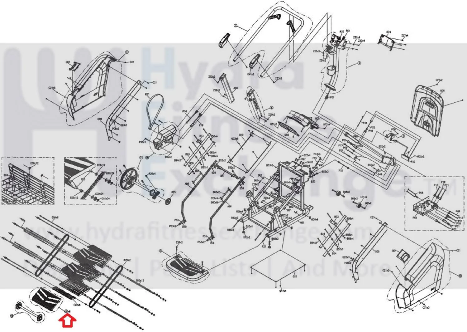 Matrix Retail Stepper Step Upper Pedal Set 1000412150 - Image 2