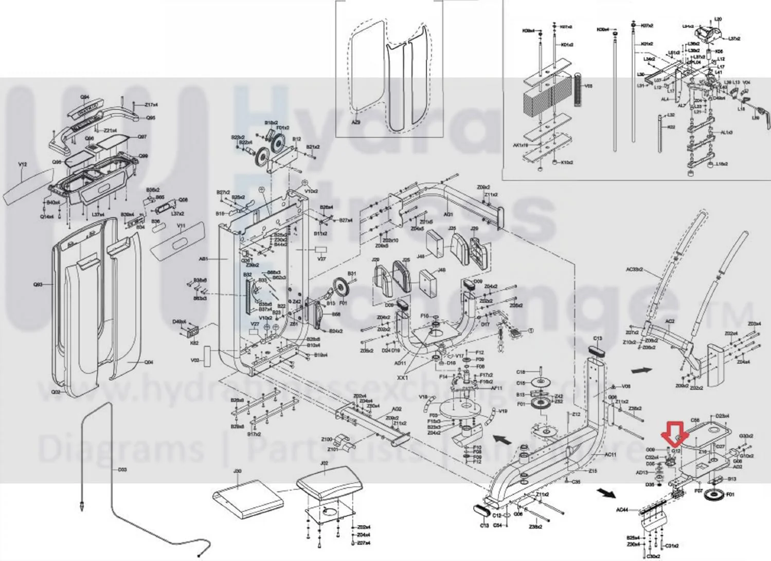 Matrix Fitness Strength System Bearing Housing 1000421188 - Image 2