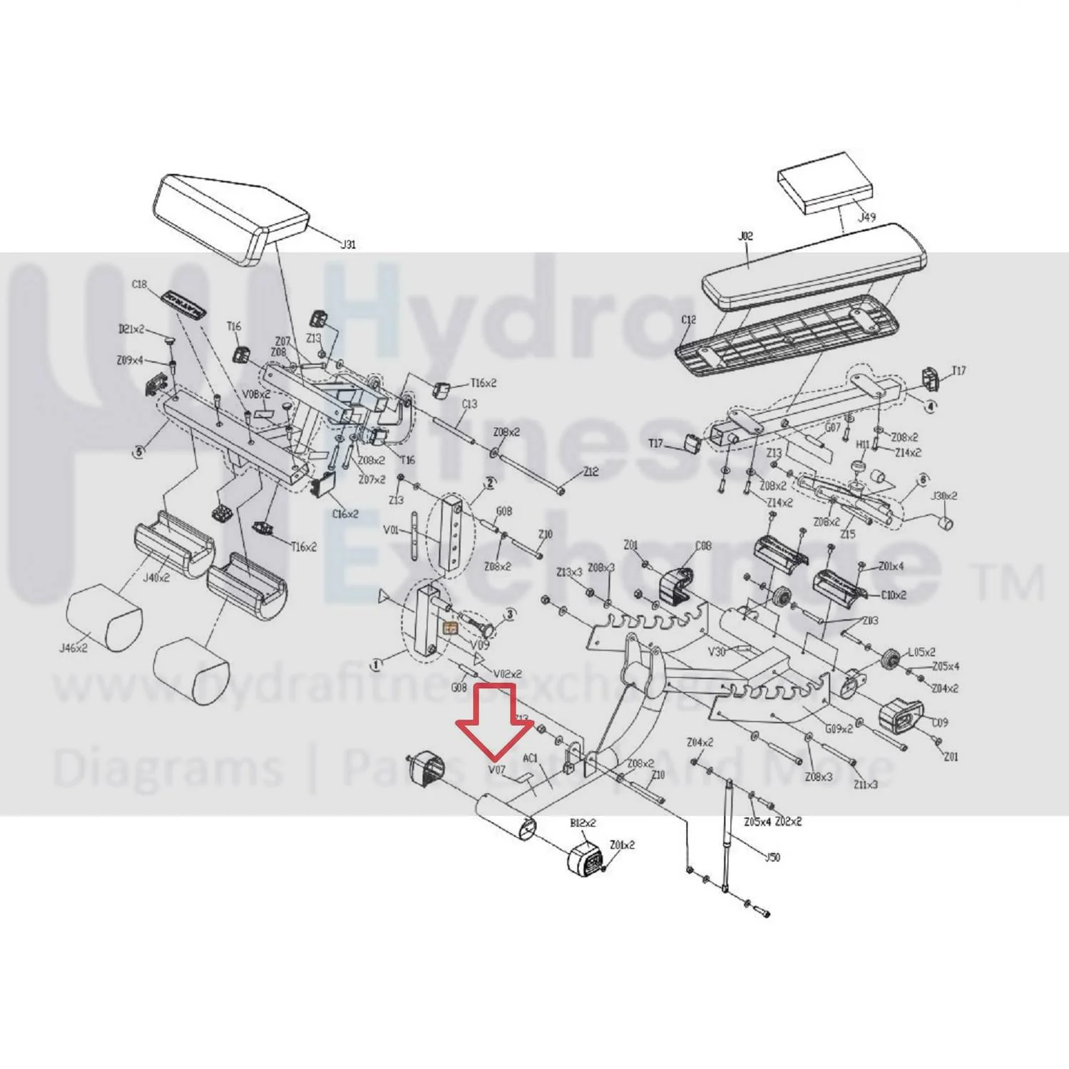 Matrix Fitness Strength System Frame English Warning Label 1000366216 - Image 3