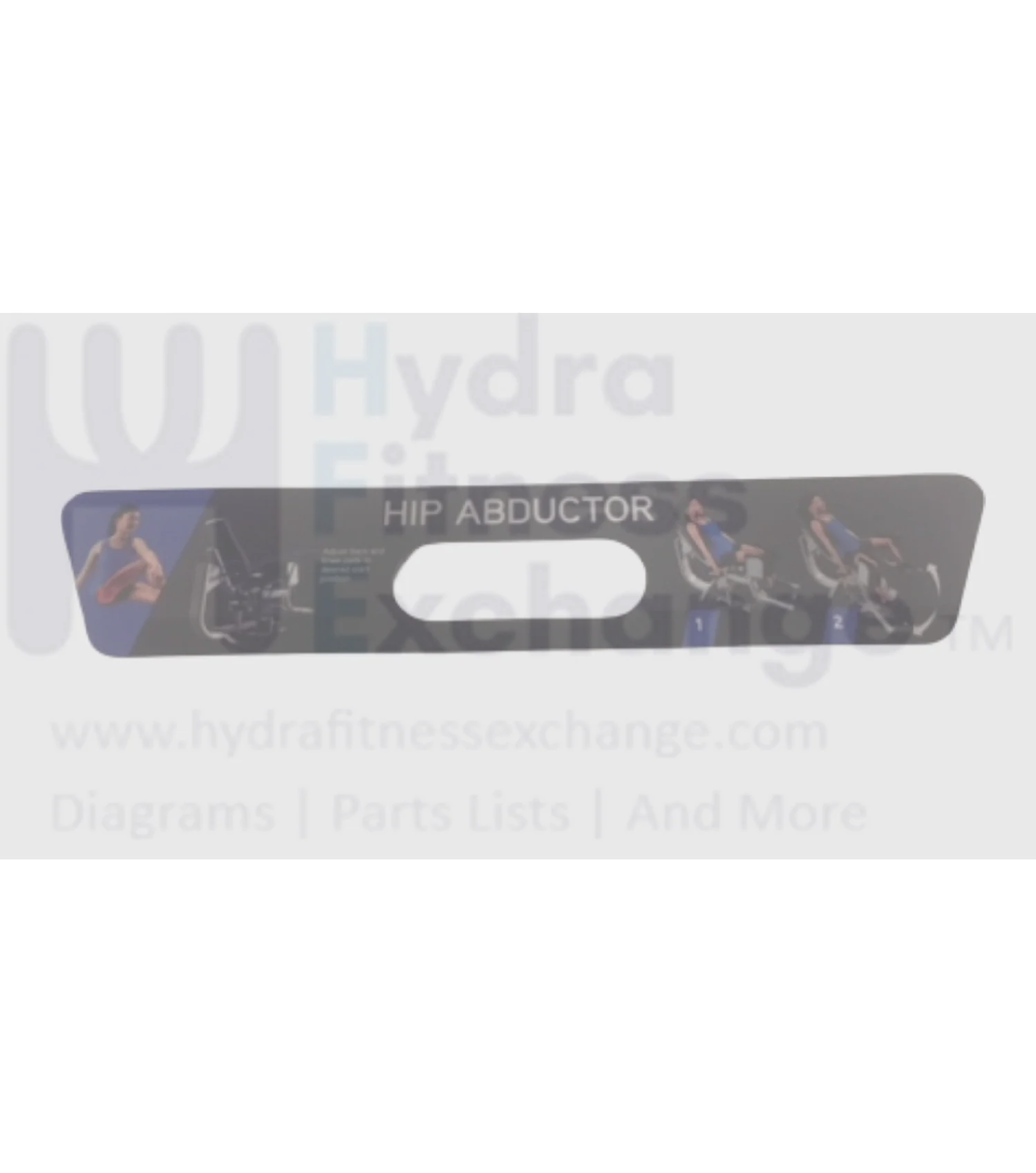 Matrix Fitness Strength System Front Cover Instructional Label 1000411311
