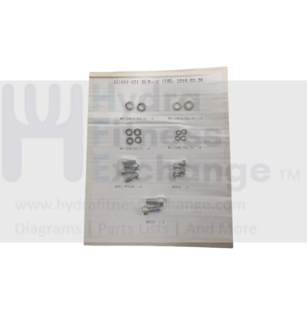 Matrix Fitness Strength System Hardware Set Assembly 1000398560