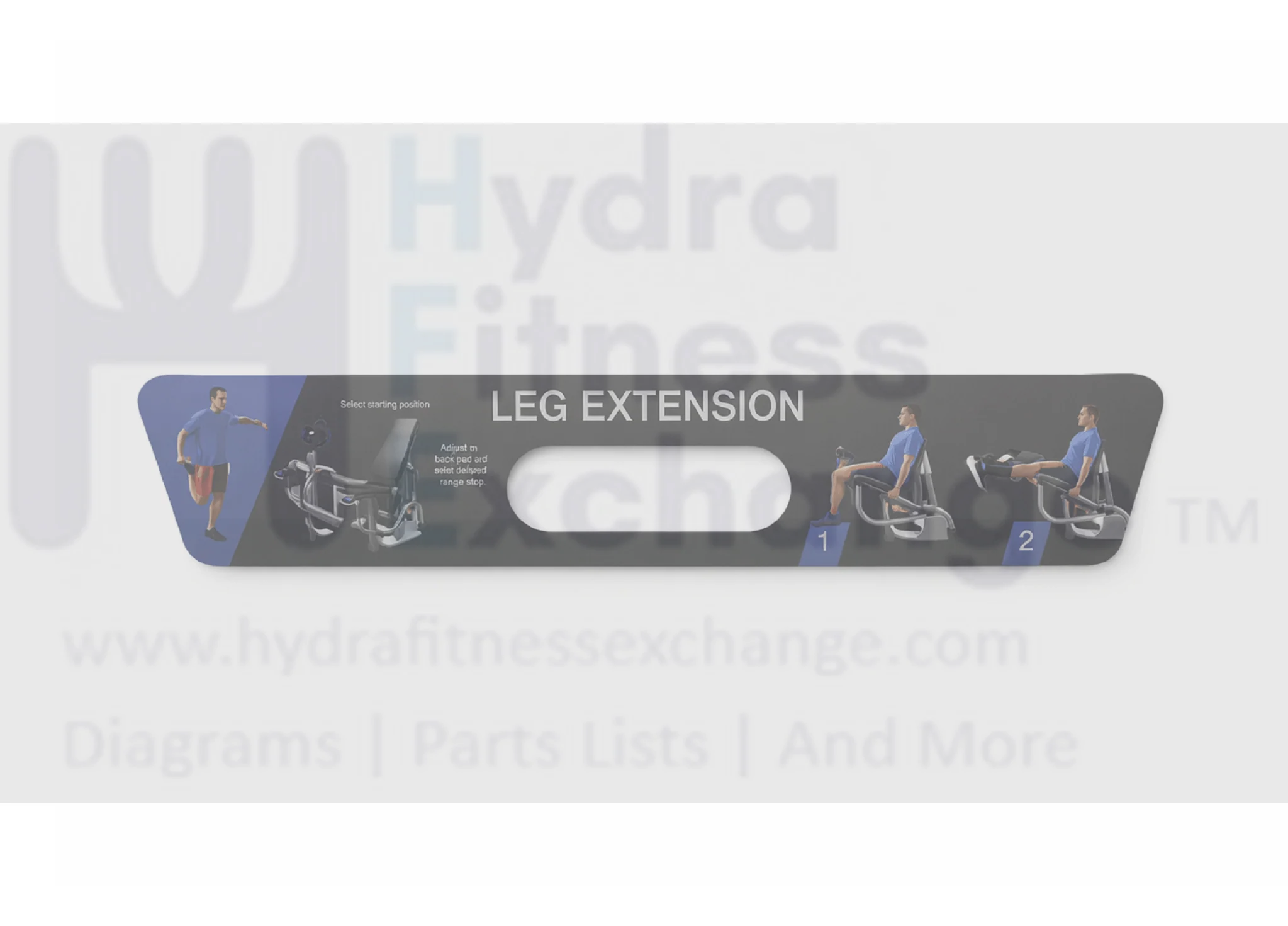 Matrix Fitness Strength System PC Front English Instructional Label 1000398552 - Image 2