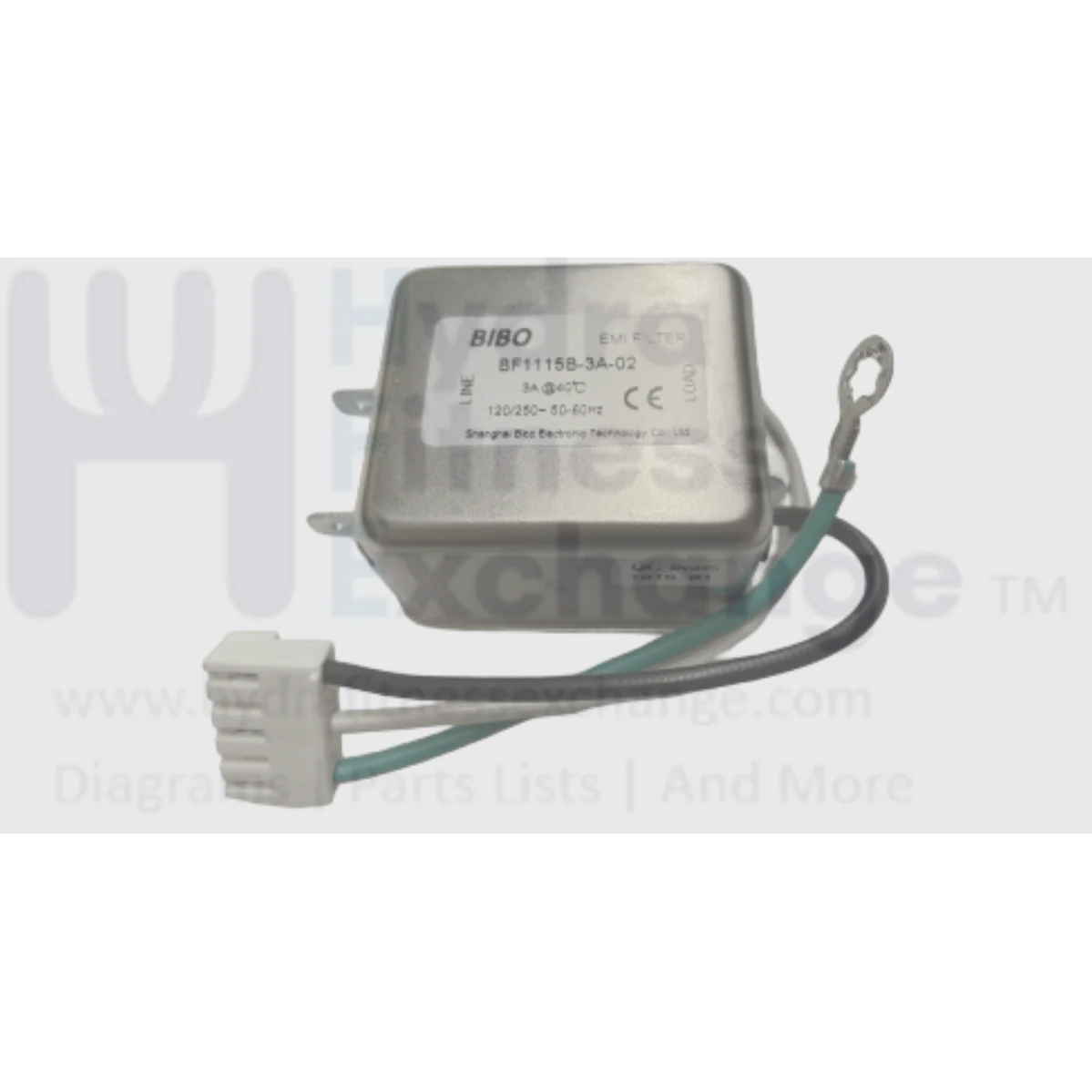 Matrix Fitness Strength System Power Supply Line Input Filter W/Wire 1000407137