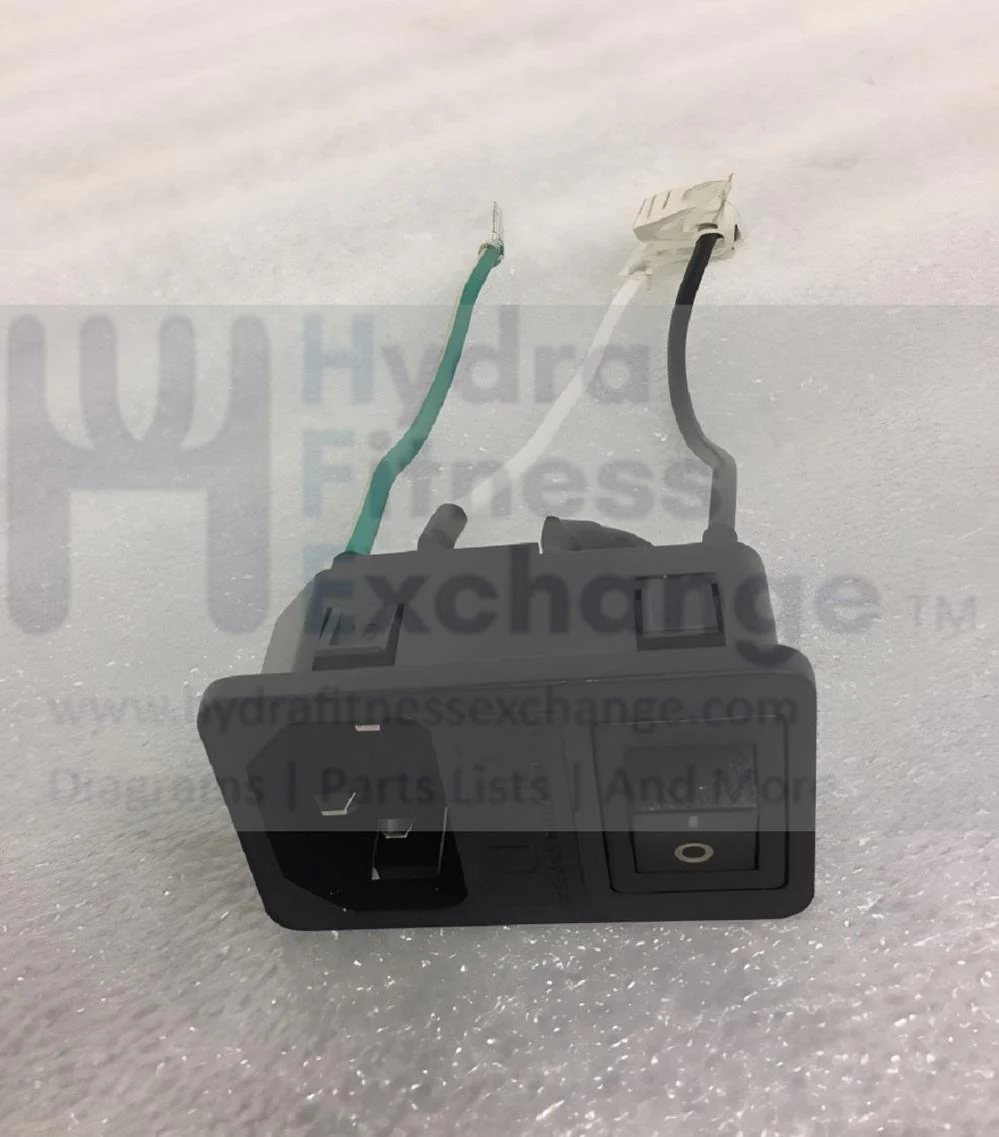 Matrix Fitness Strength System Power Entry Socket Input Module 1000399107 - Image 2
