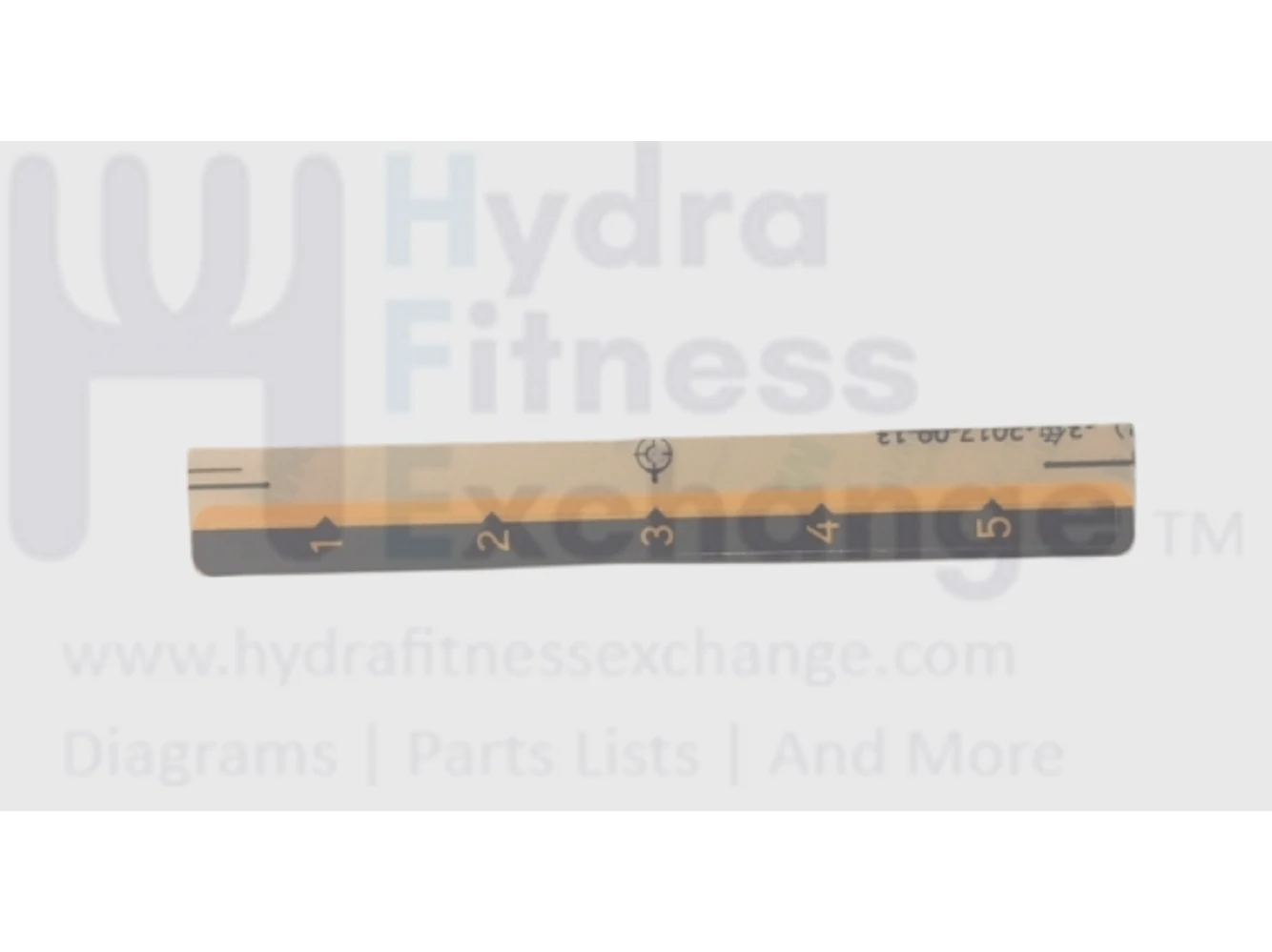 Matrix Fitness Strength System PVC Adjustable Indication Decal 1000413469