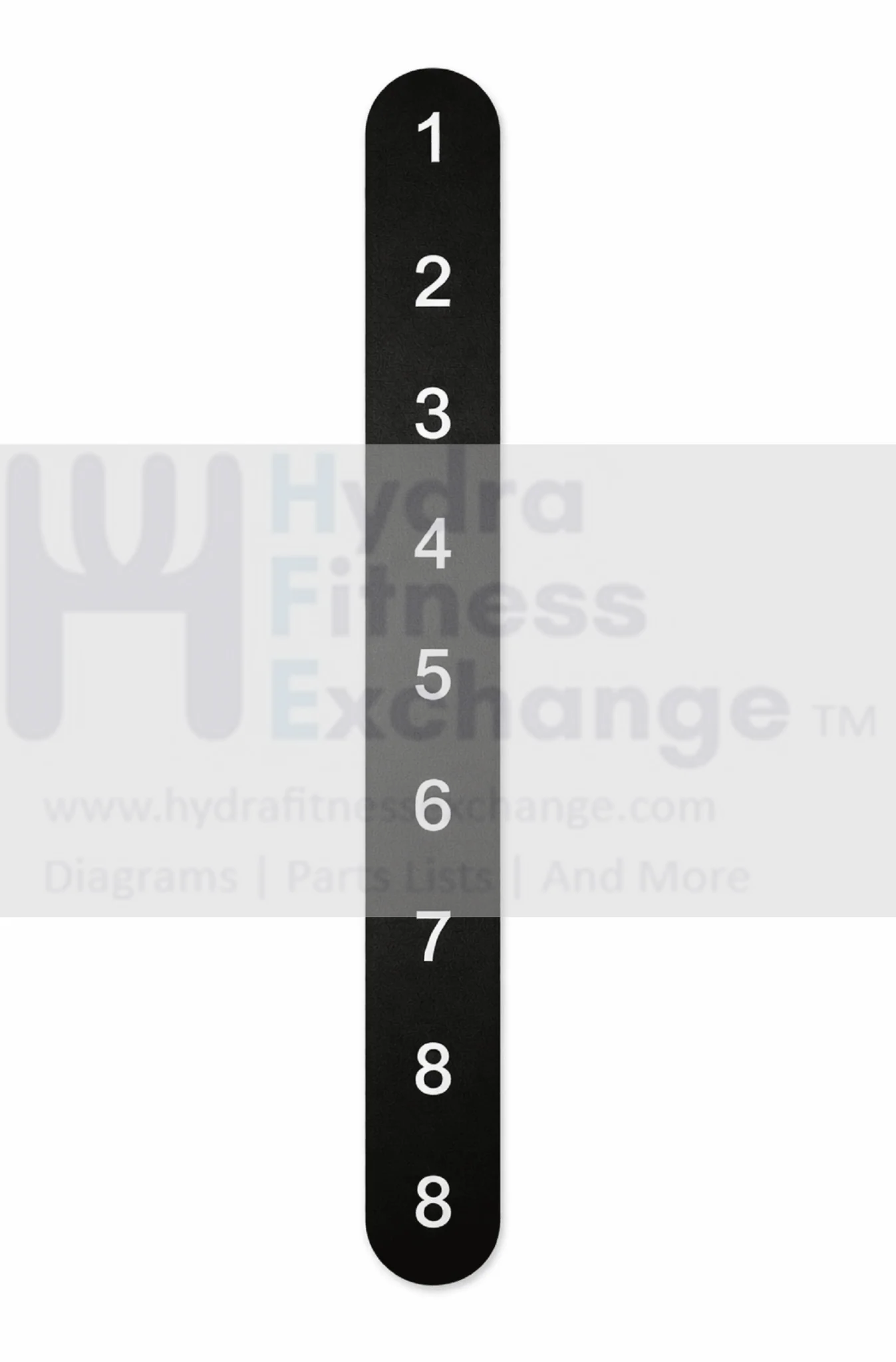 Matrix Fitness Strength System Seat Adjustment Special Pc Label 1000206765 - Image 2
