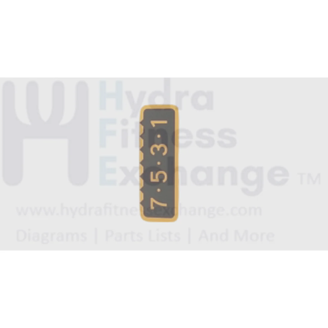 Matrix Fitness Strength System Seat Adjustment Tube Direction Label 1000411799