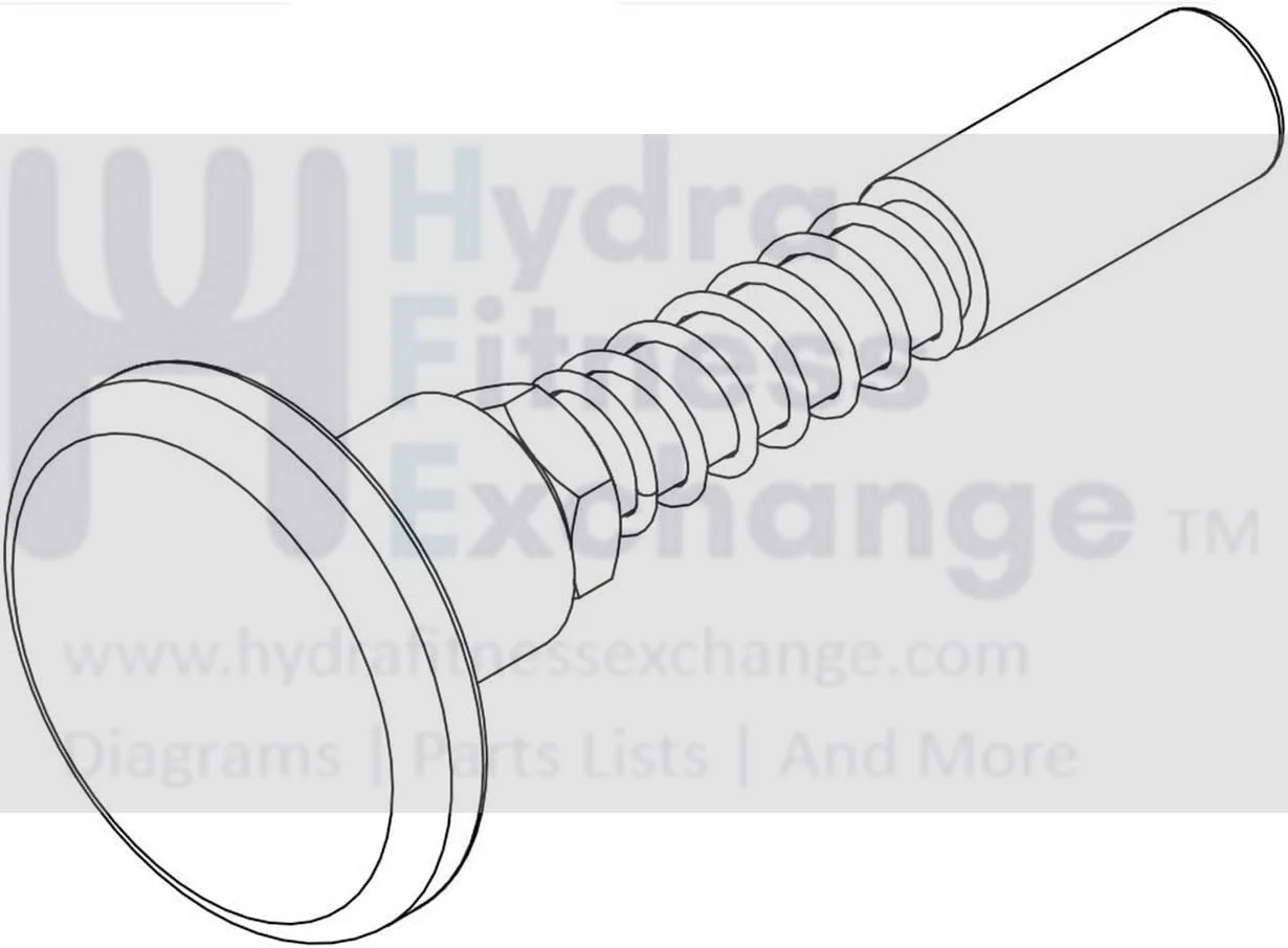 Matrix Fitness Strength System Spring Pin Assembly 1000431764