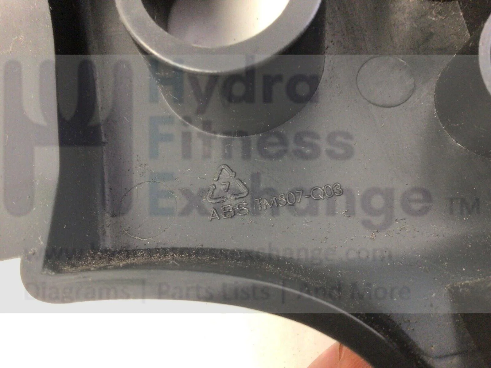 Used Matrix Fitness T1x T1xe T3x T3xe Treadmill Left Rear End Cap 0000087369 - Image 3