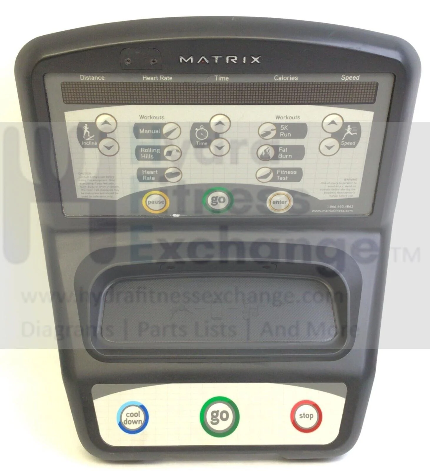 Matrix Fitness T3x - T3x-02-G4 Treadmill Display Console Assembly 1000208725
