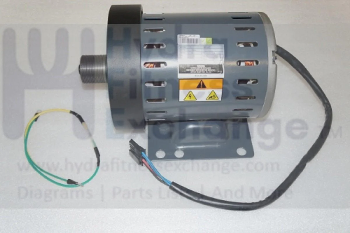 Matrix Fitness Treadmill DC Drive Motor with Flywheel 1000350718 - Image 2