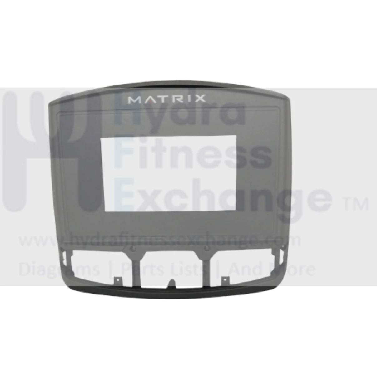 Matrix Fitness Treadmill Display Console Gray Cover 1000384312