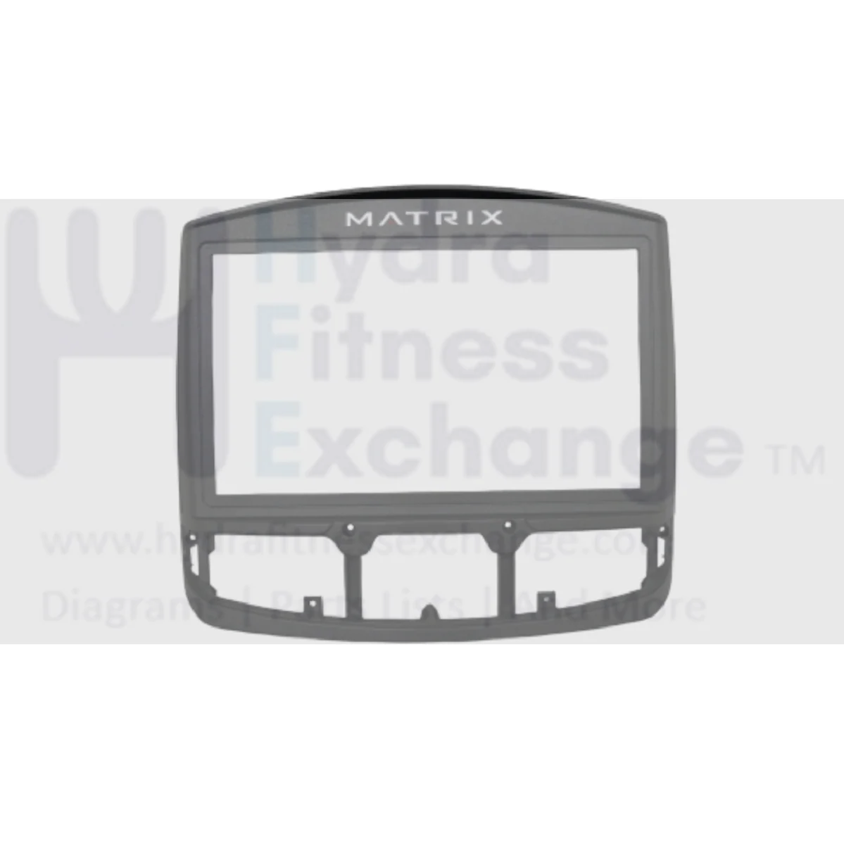 Matrix Fitness Treadmill Upper Console Cover 2 1000384313