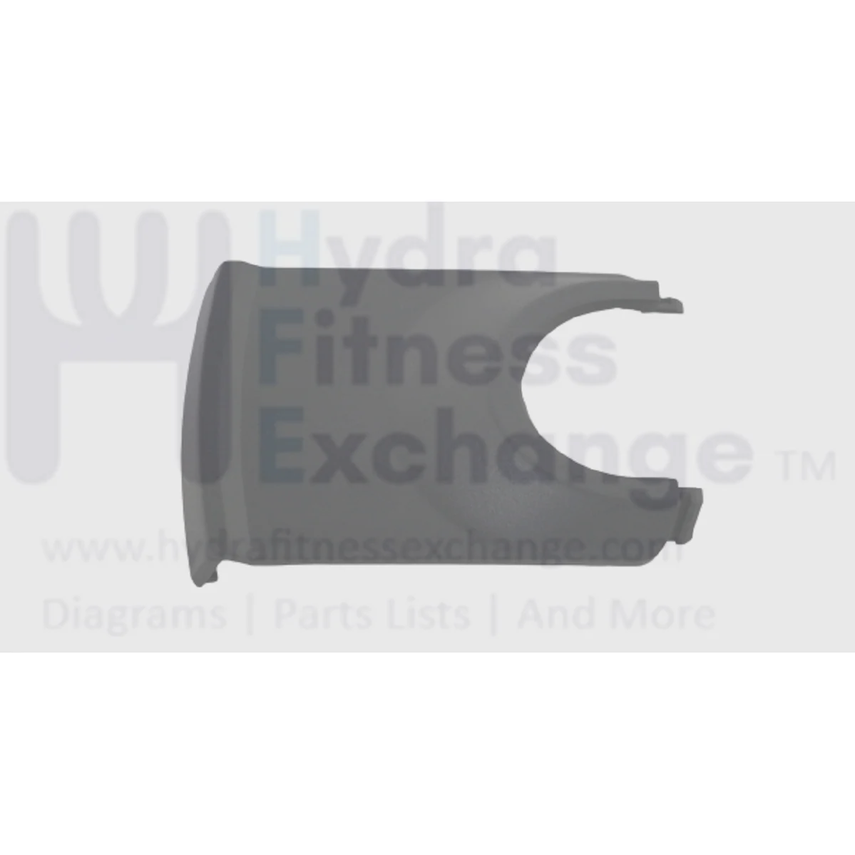 Matrix Fitness Upright Bike Rear Upper Black Cover 1000344468